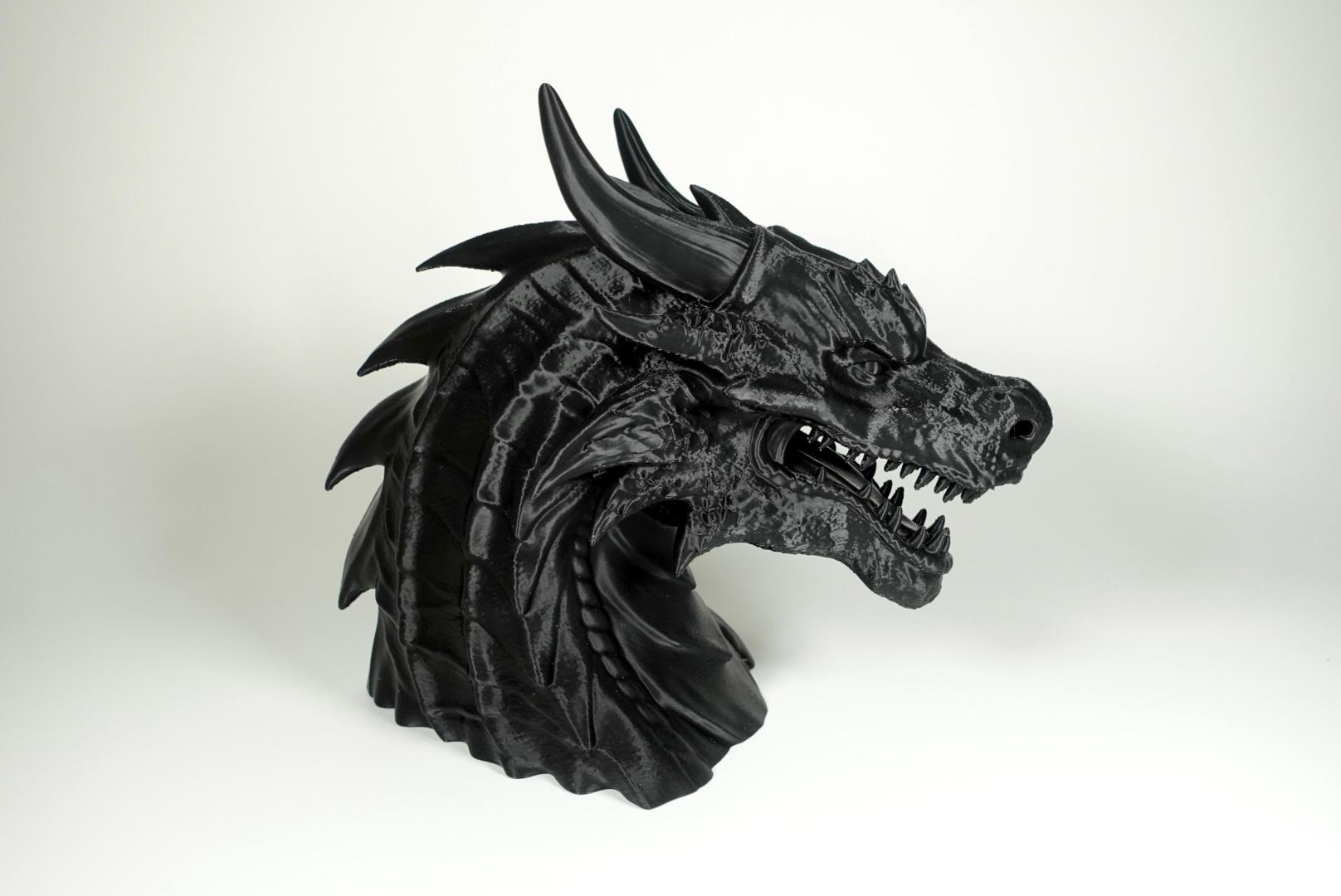 Dragon Head Bust 3d model