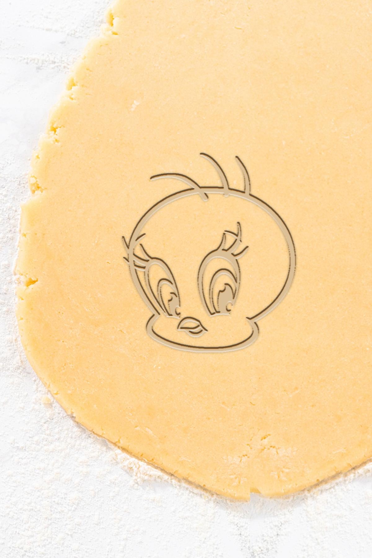 Tweety Cookie Cutter, Biscuit Cutter 3d model