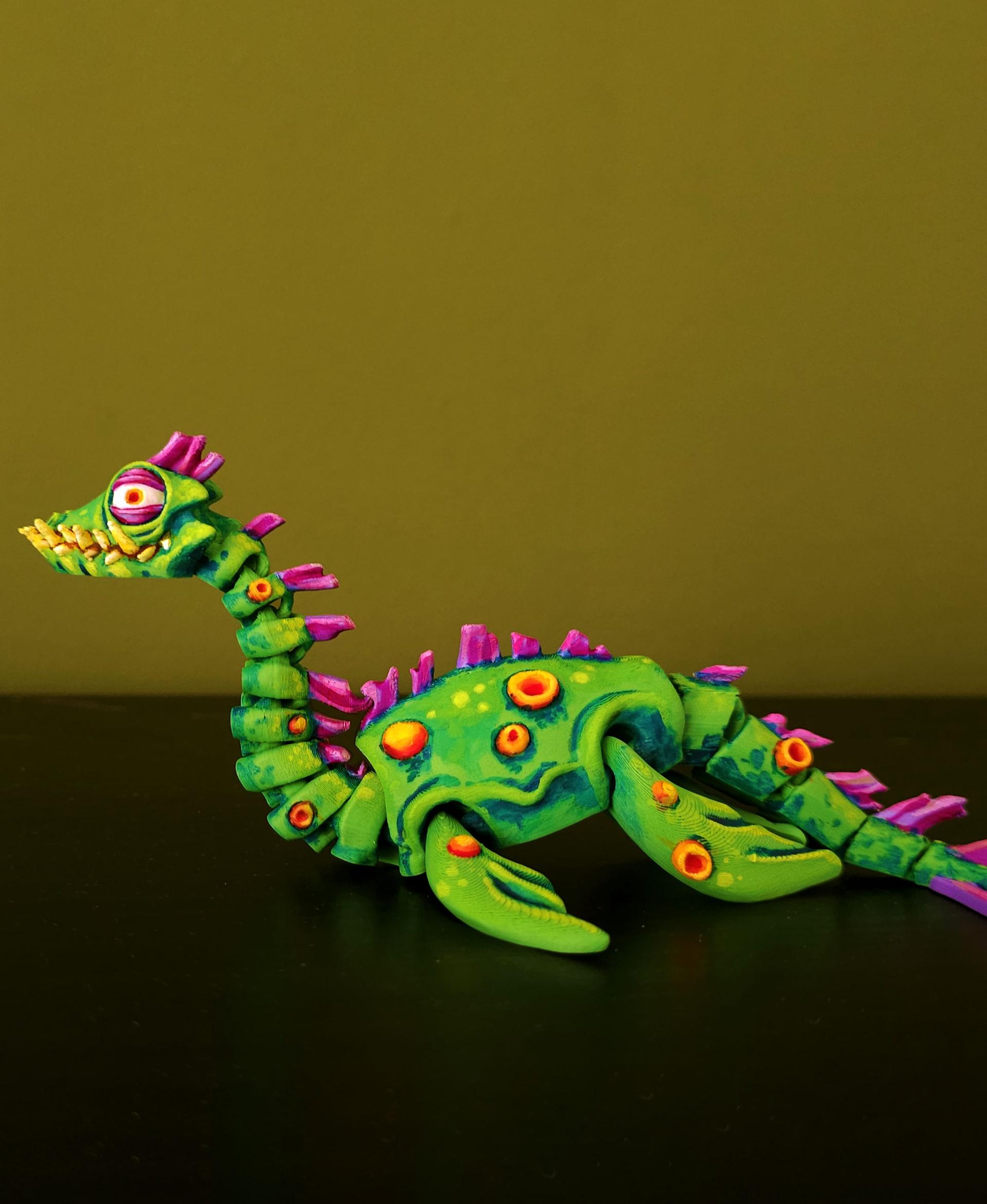 Creepy Loch Ness Monster 3d model