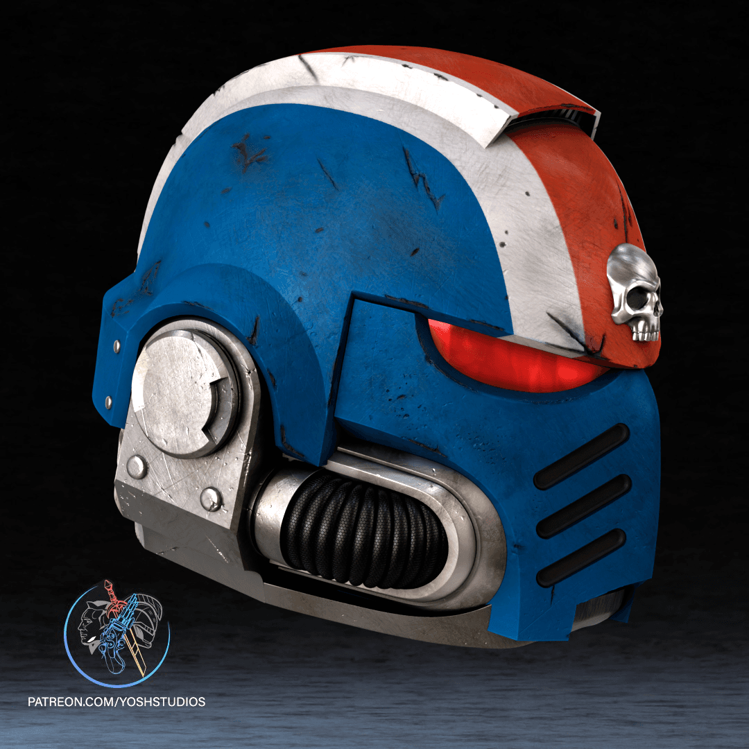 Space Marine 2 Helmet 3D Printer File STL 3d model