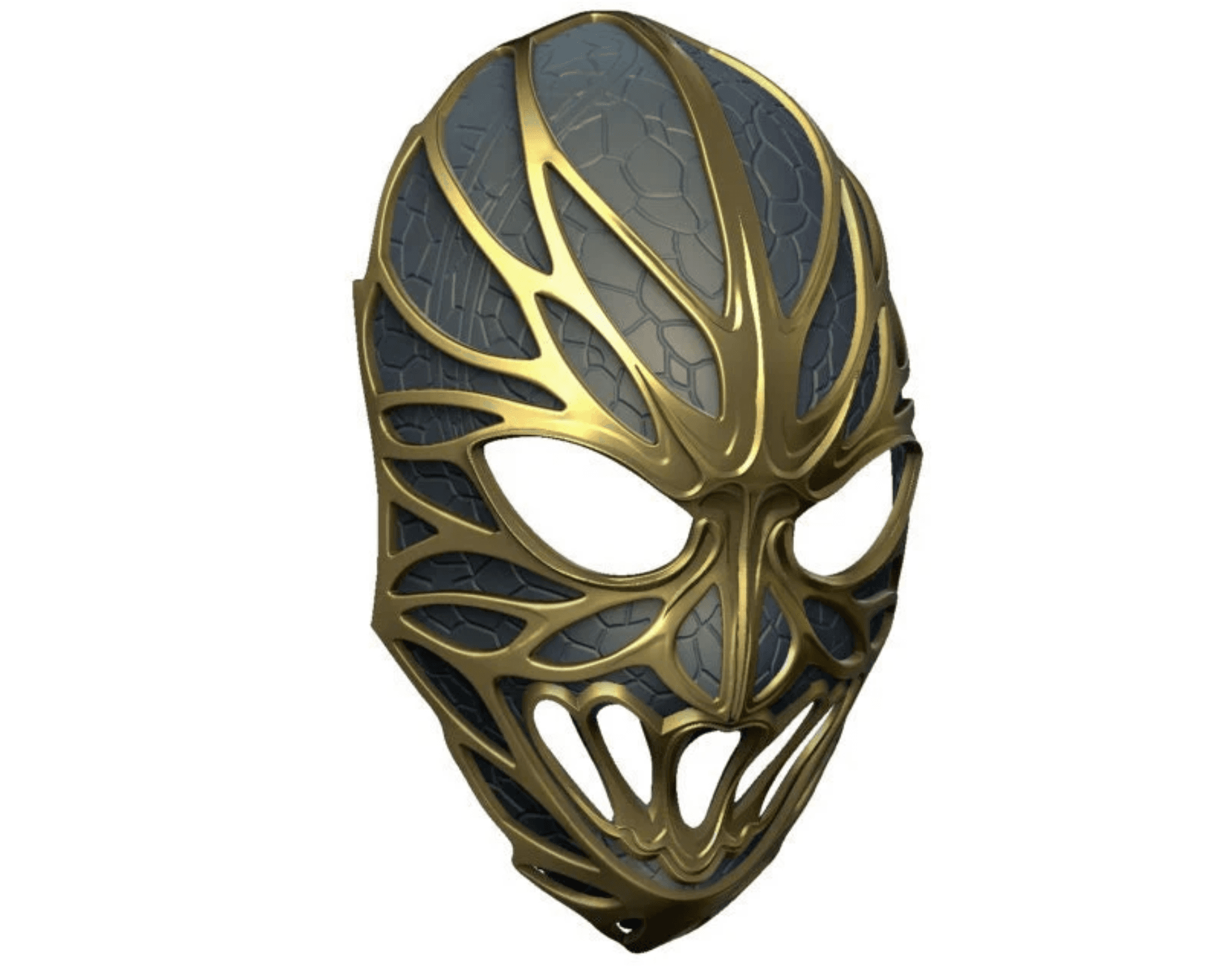 Ornate halloween ghost scary Mask 3d model