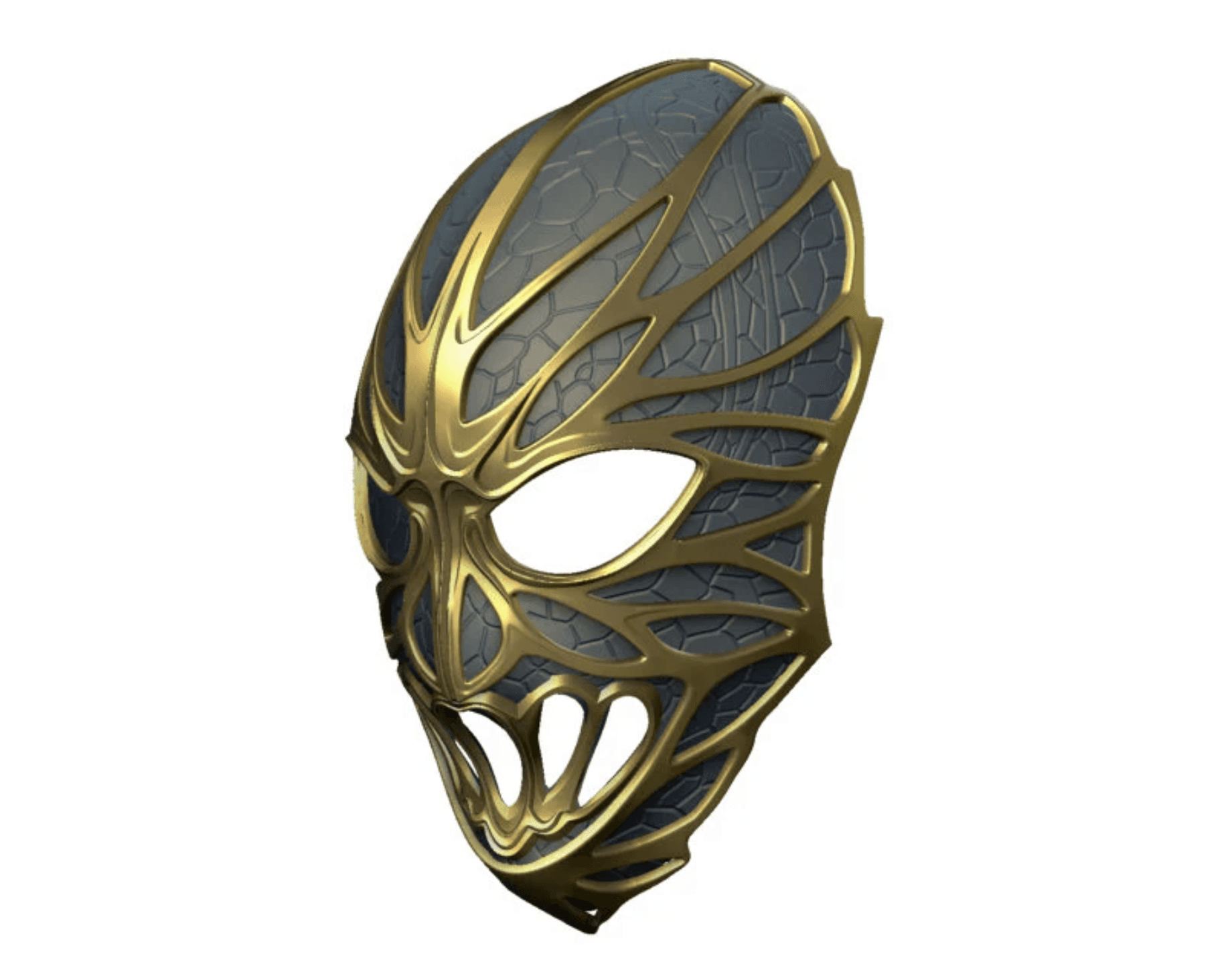 Ornate halloween ghost scary Mask 3d model