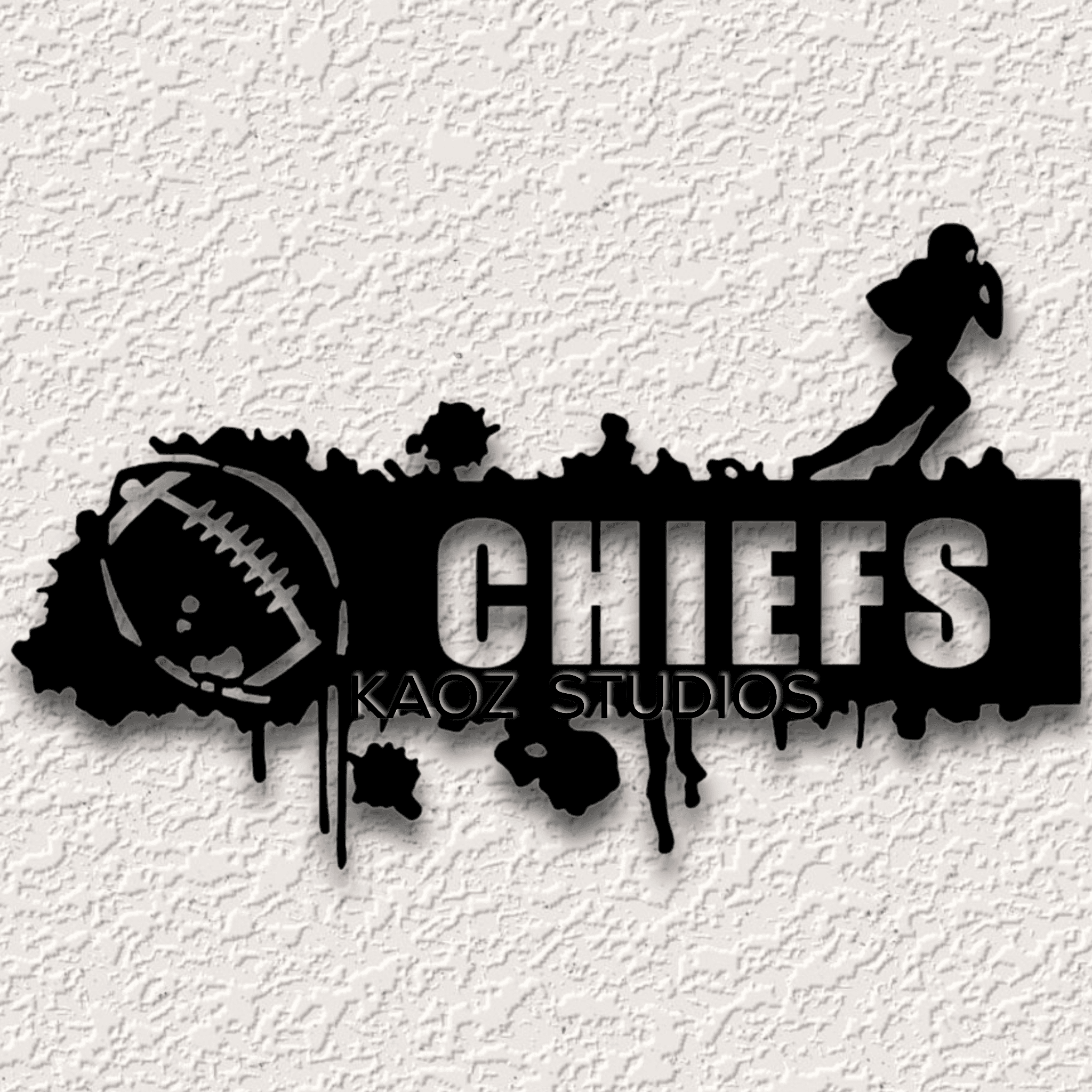 5 Kansas City Chiefs Football Pack Superbowl Party Decorations 3d model