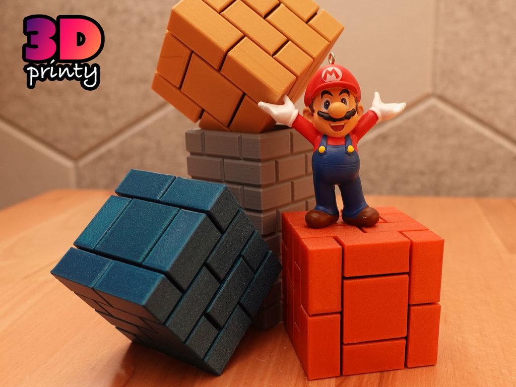 Brick Block Puzzle Box 3d model