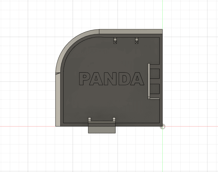 Tappo cruscotto Panda - anni 2000 / Dashboard cap Panda - from 2000s 3d model