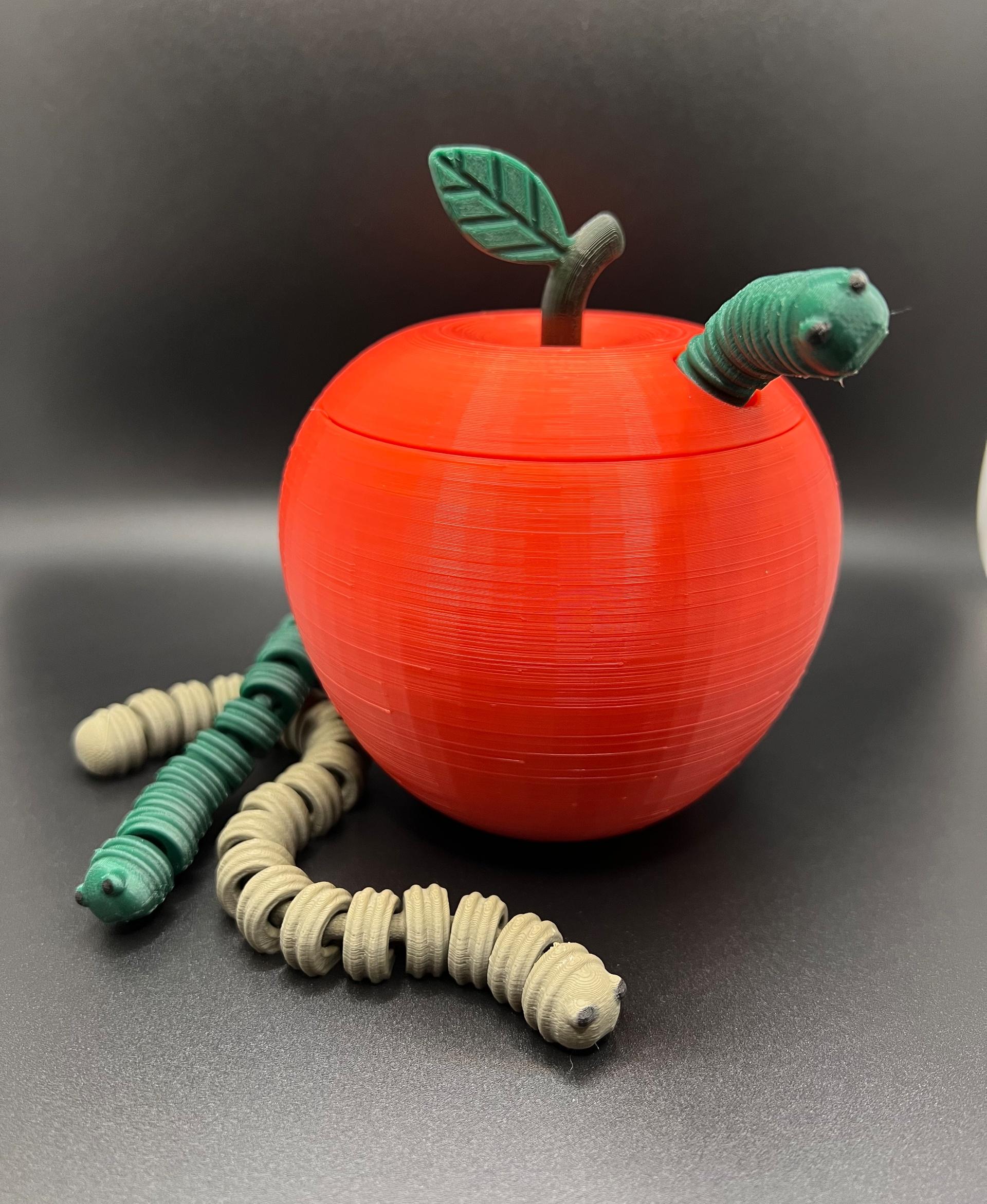 Storage Apple for Fidget Worms 3d model