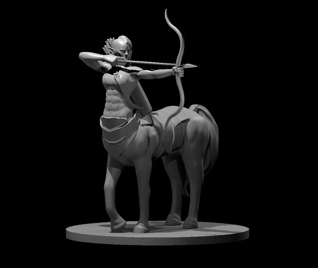 Female Centaur - Female Centaur - 3d model render - D&D - 3d model