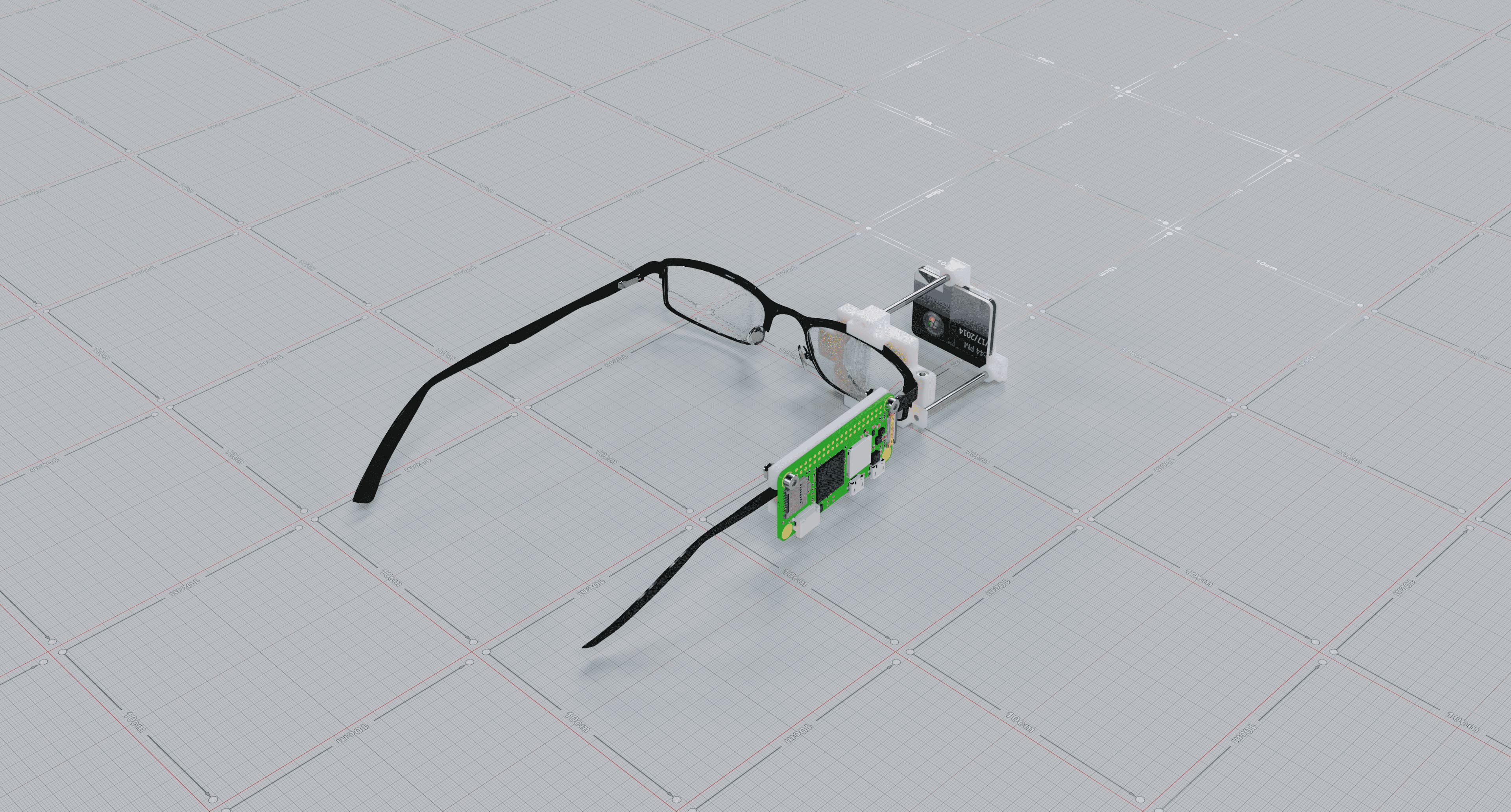 Smart Glasses 3d model