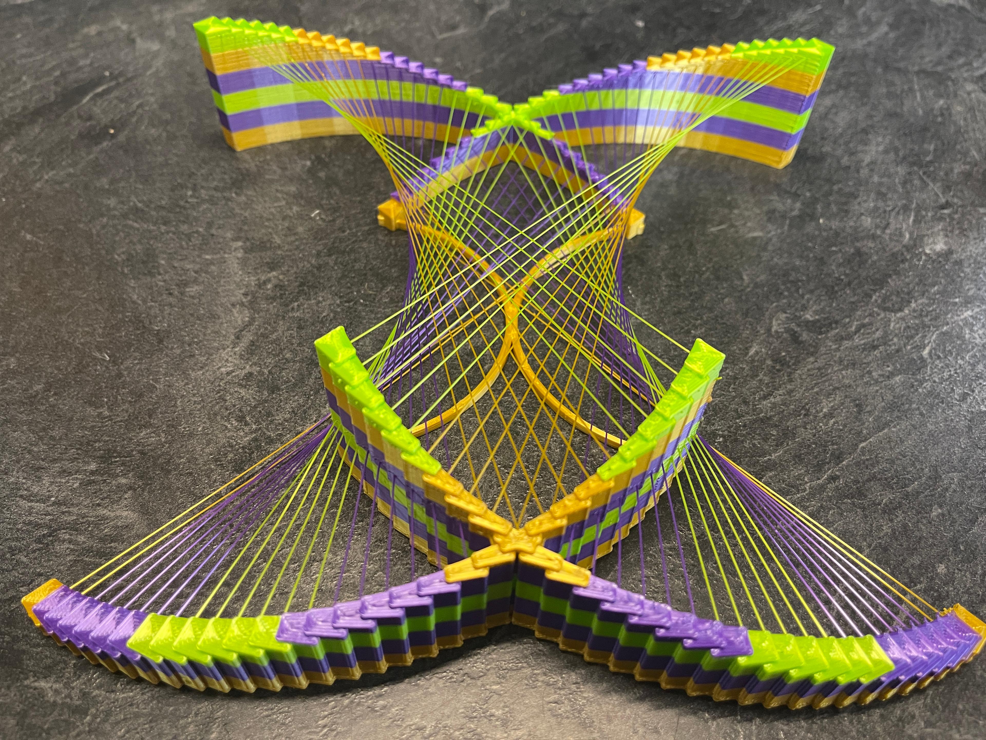 Wings String Art  3d model