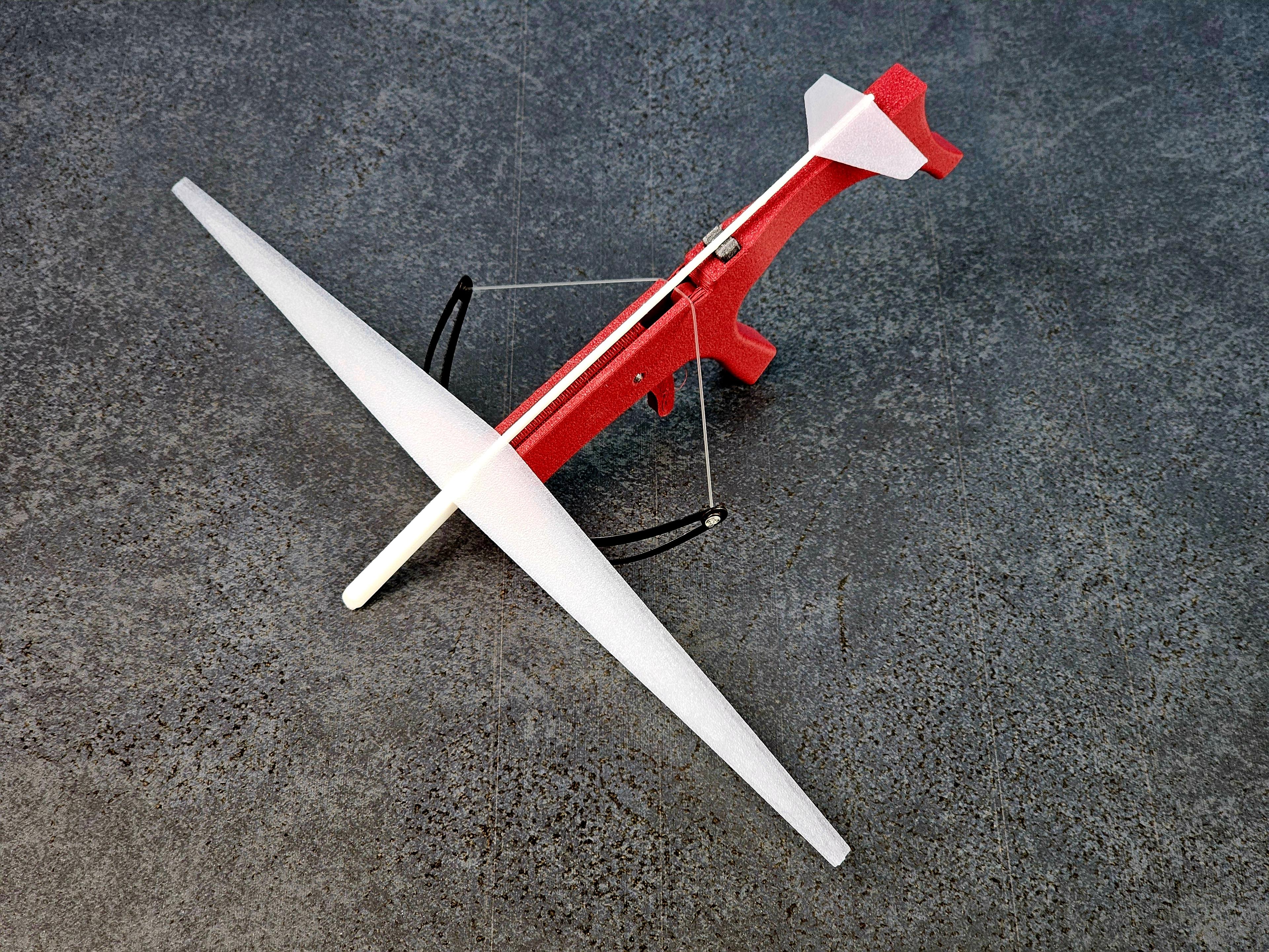 Glider Crossbow MKI Tiny Airplane Launch System 3d model