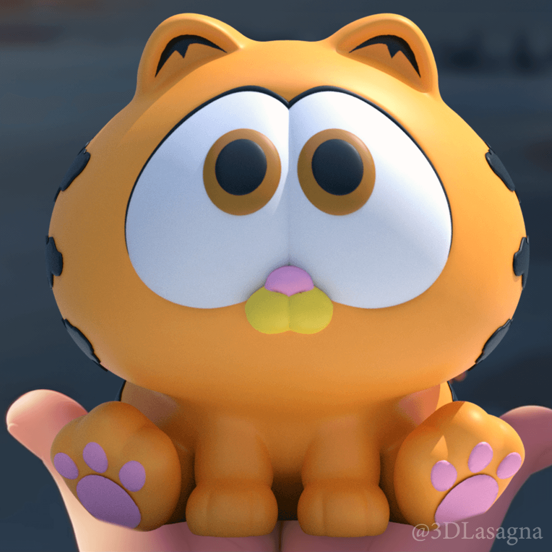 Baby Garfield 3d model