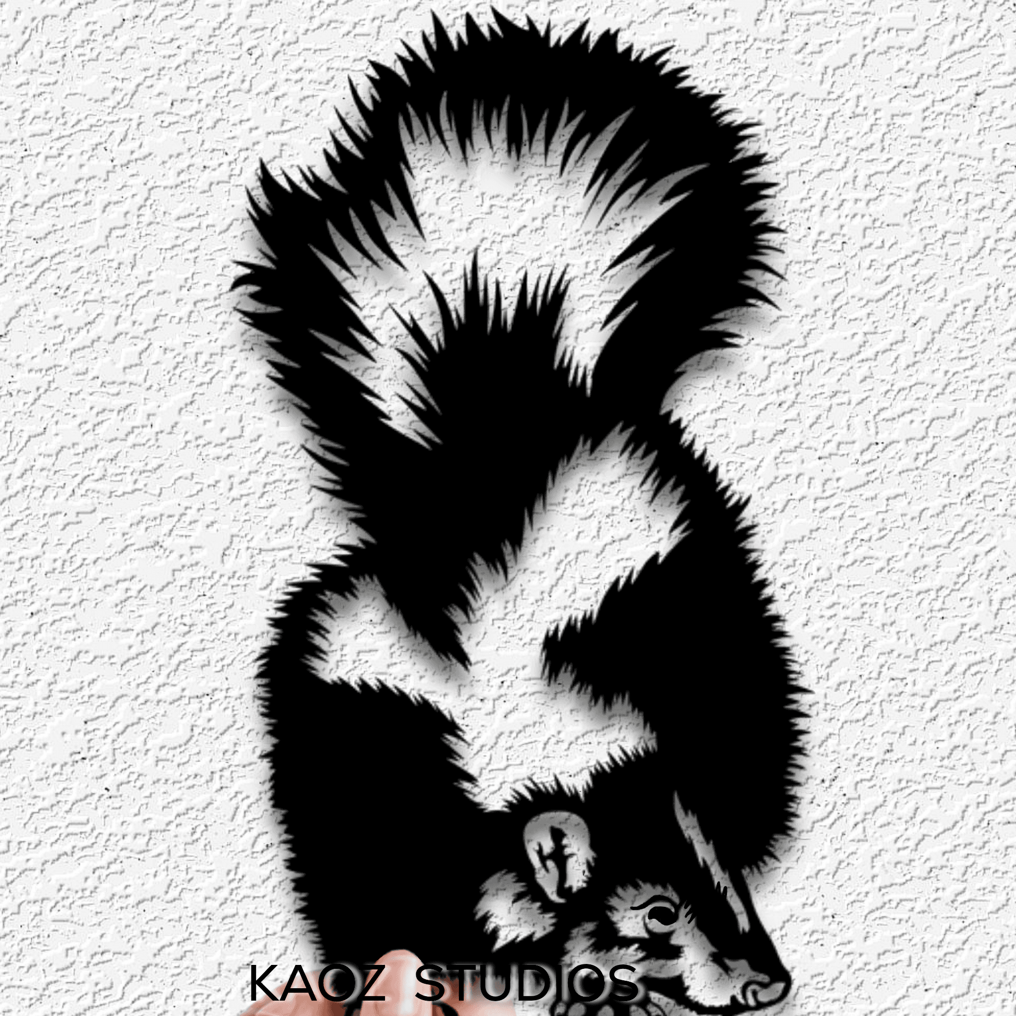 skunk wall art polecat wall decor wildlife decoration 3d model