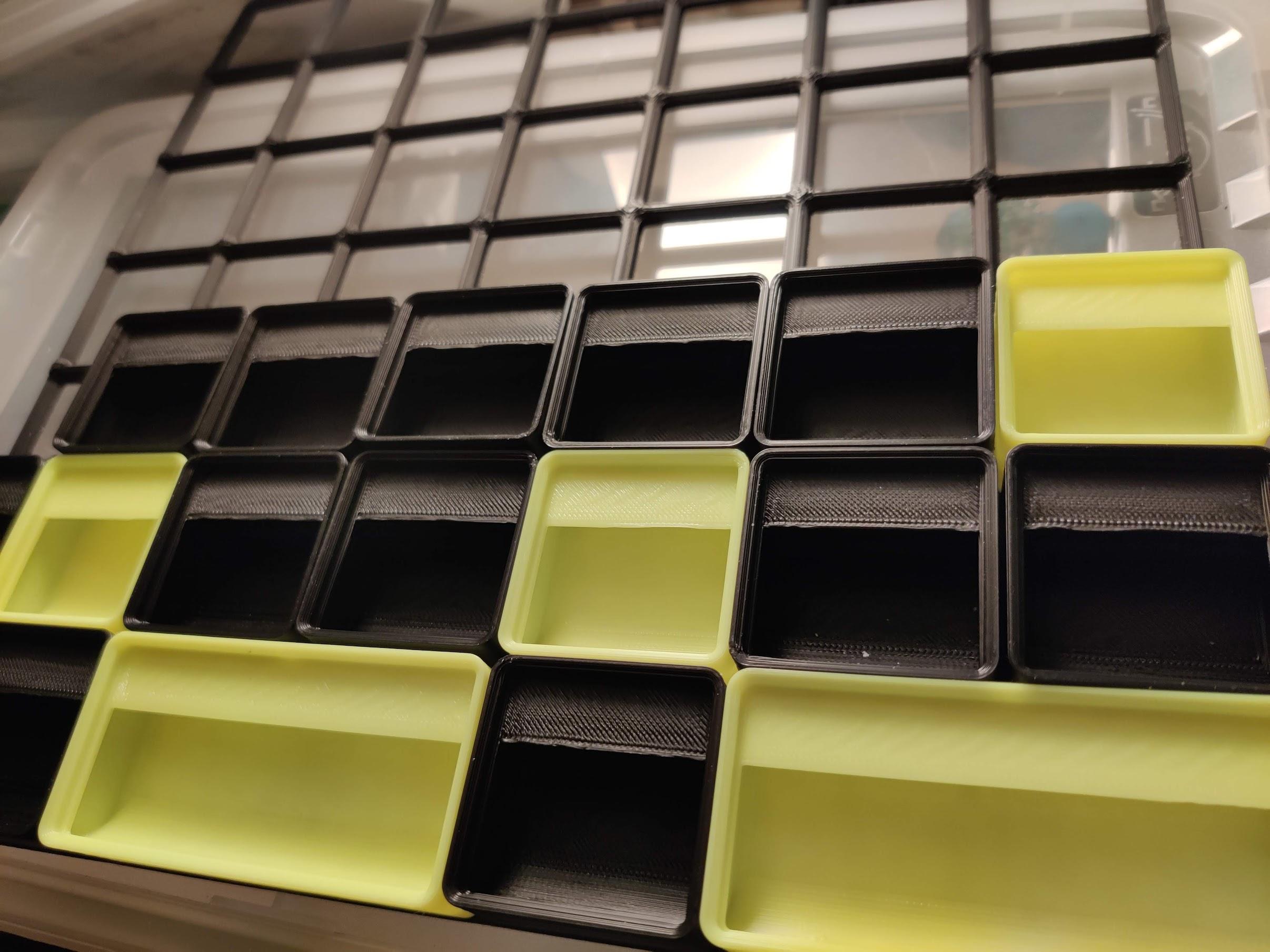 Labeling interior bins in small parts organizers : r/Tools