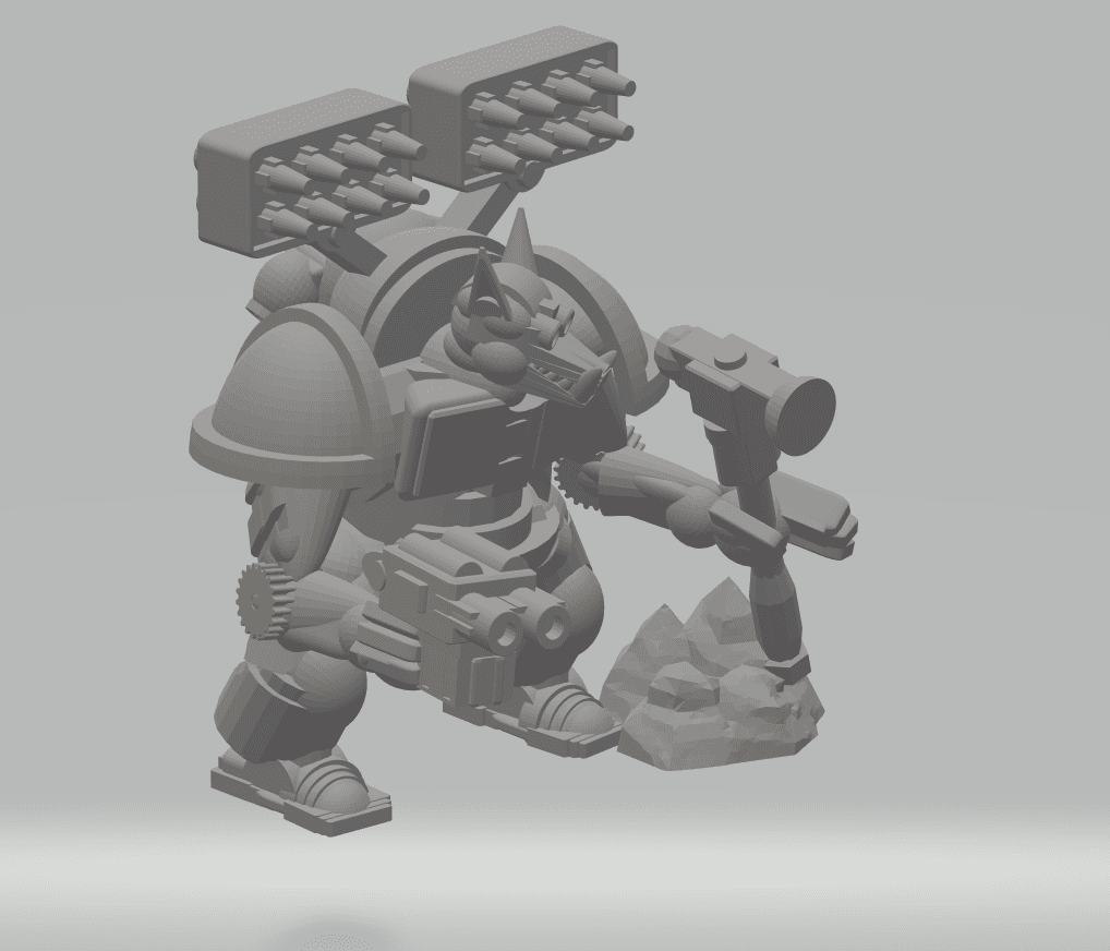 FHW VoidFang Voidhulk with Meteor launcher 3d model