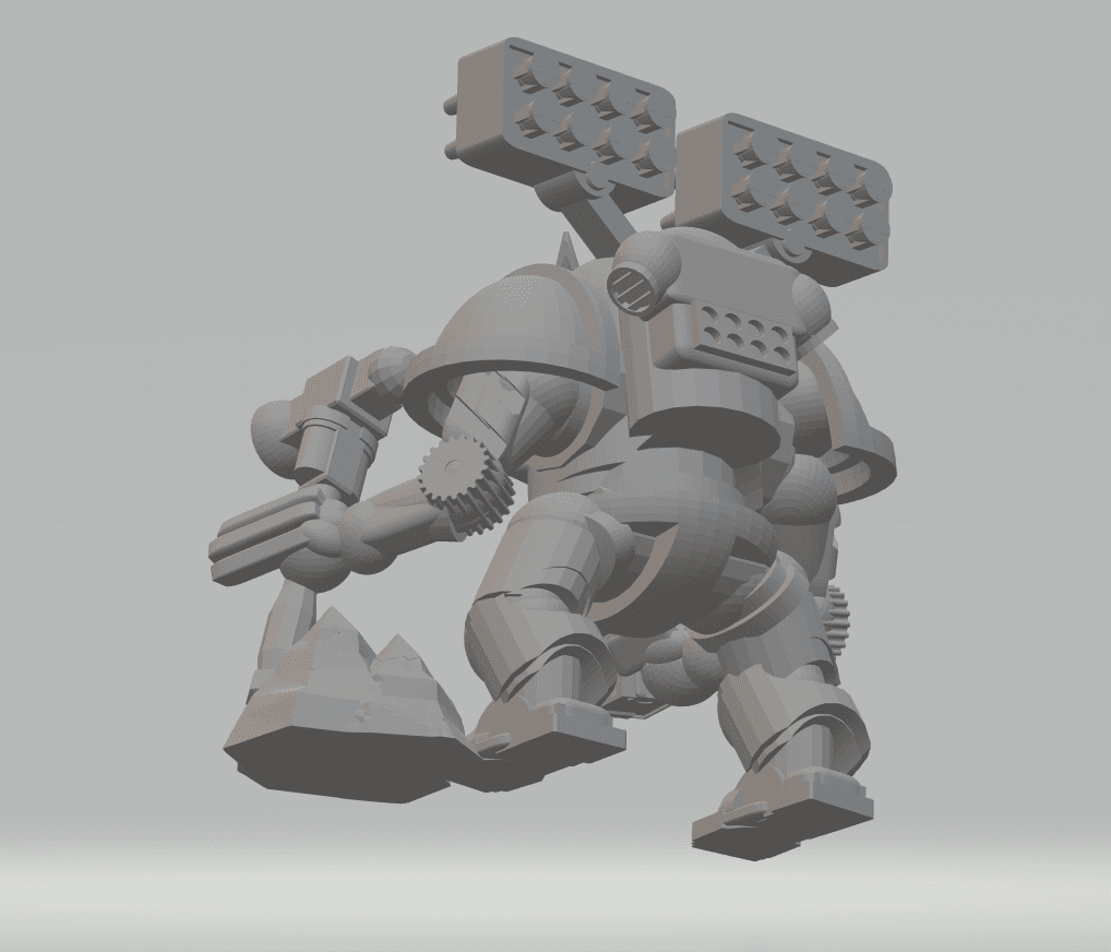 FHW VoidFang Voidhulk with Meteor launcher 3d model