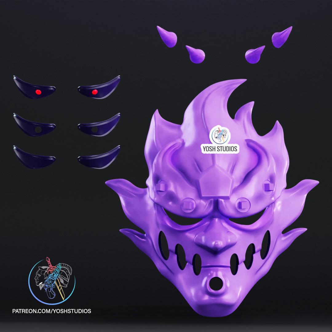 Naruto Susano Mask 3D Printer File STL 3d model