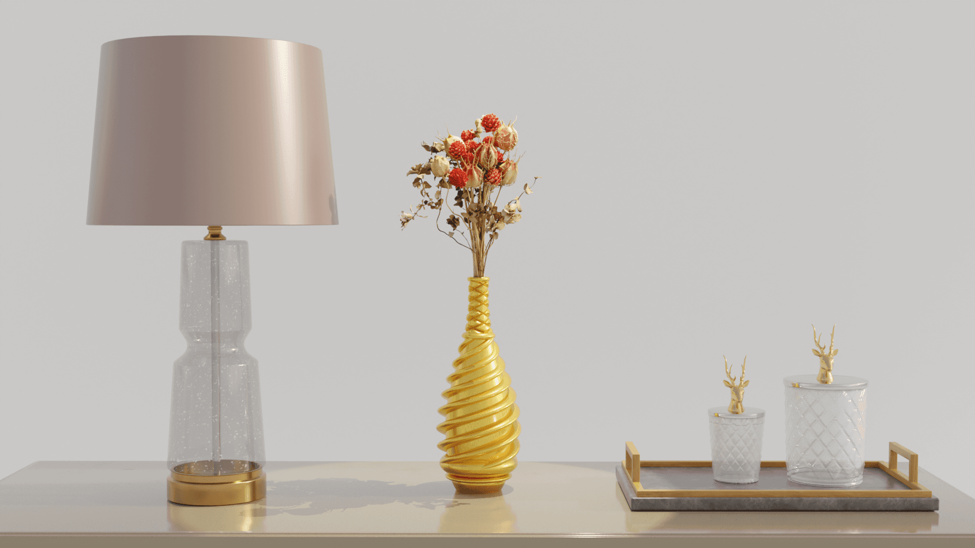 Tall Vase - Luxury Vase 3d model