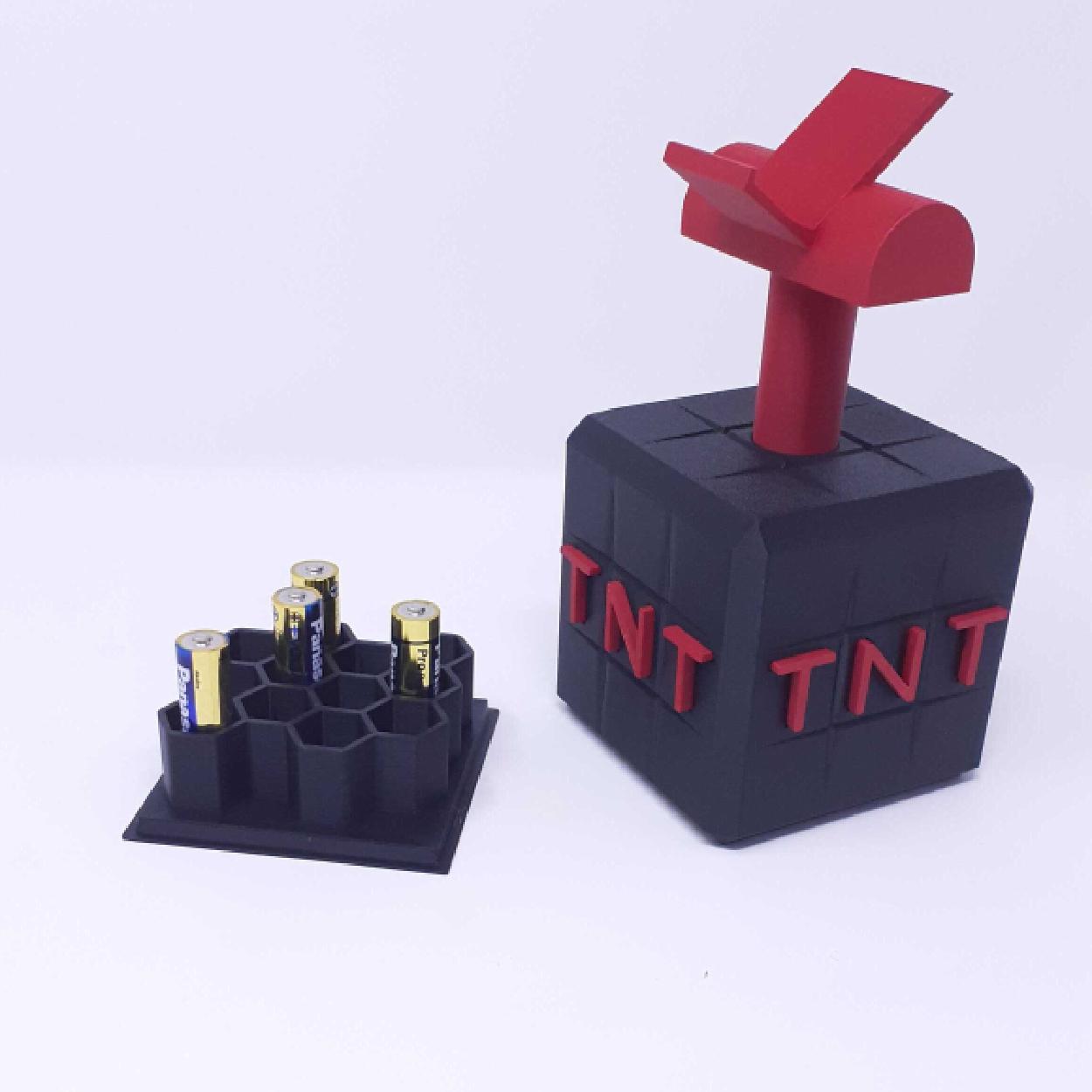 TNT-Thrills: Game changing controller display with a Secret battery organizer 3d model