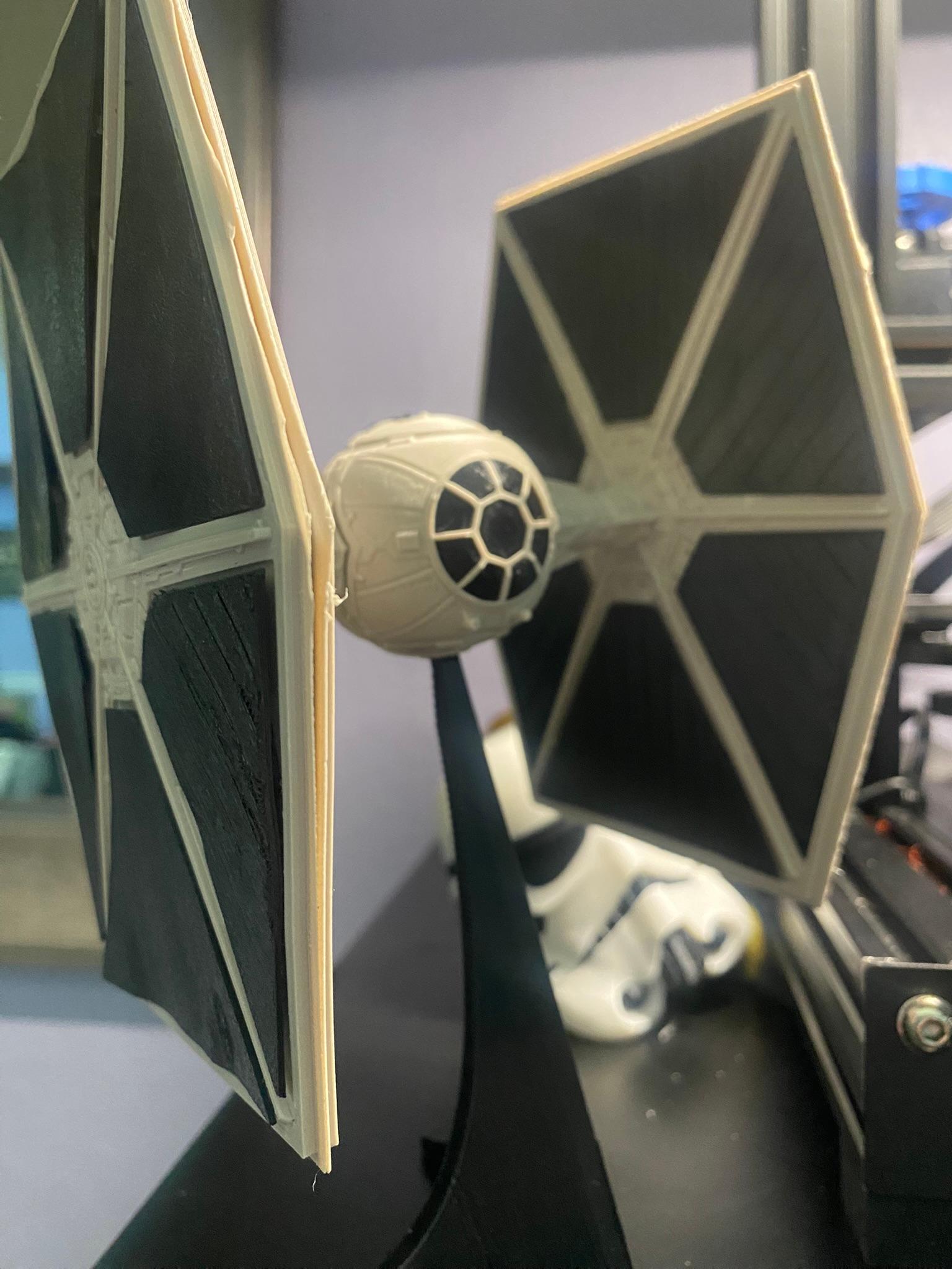 Tie Fighter Kit (No Support, No AMS, No Glue) 3d model