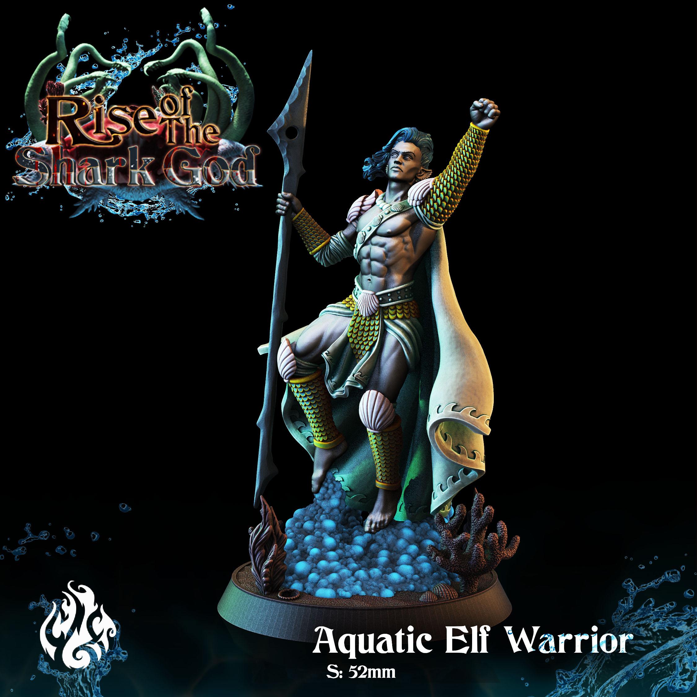 Aquatic Elf Warrior 3d model