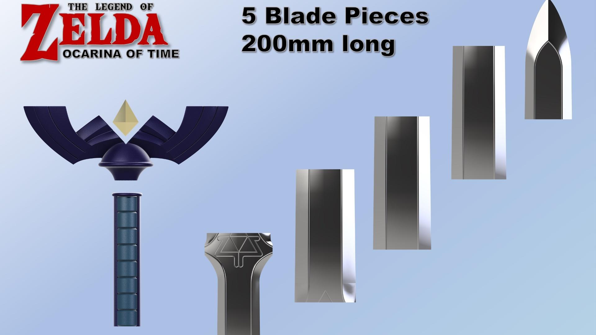 MASTER SWORD from Zelda Ocarina of Time (Life Size) 3d model