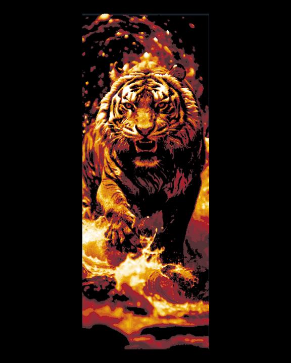 The Mighty Tiger shows itself before the Kill - Set of 3 Bookmarks 3d model