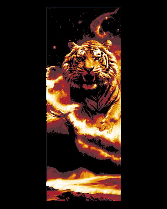 The Mighty Tiger shows itself before the Kill - Set of 3 Bookmarks 3d model