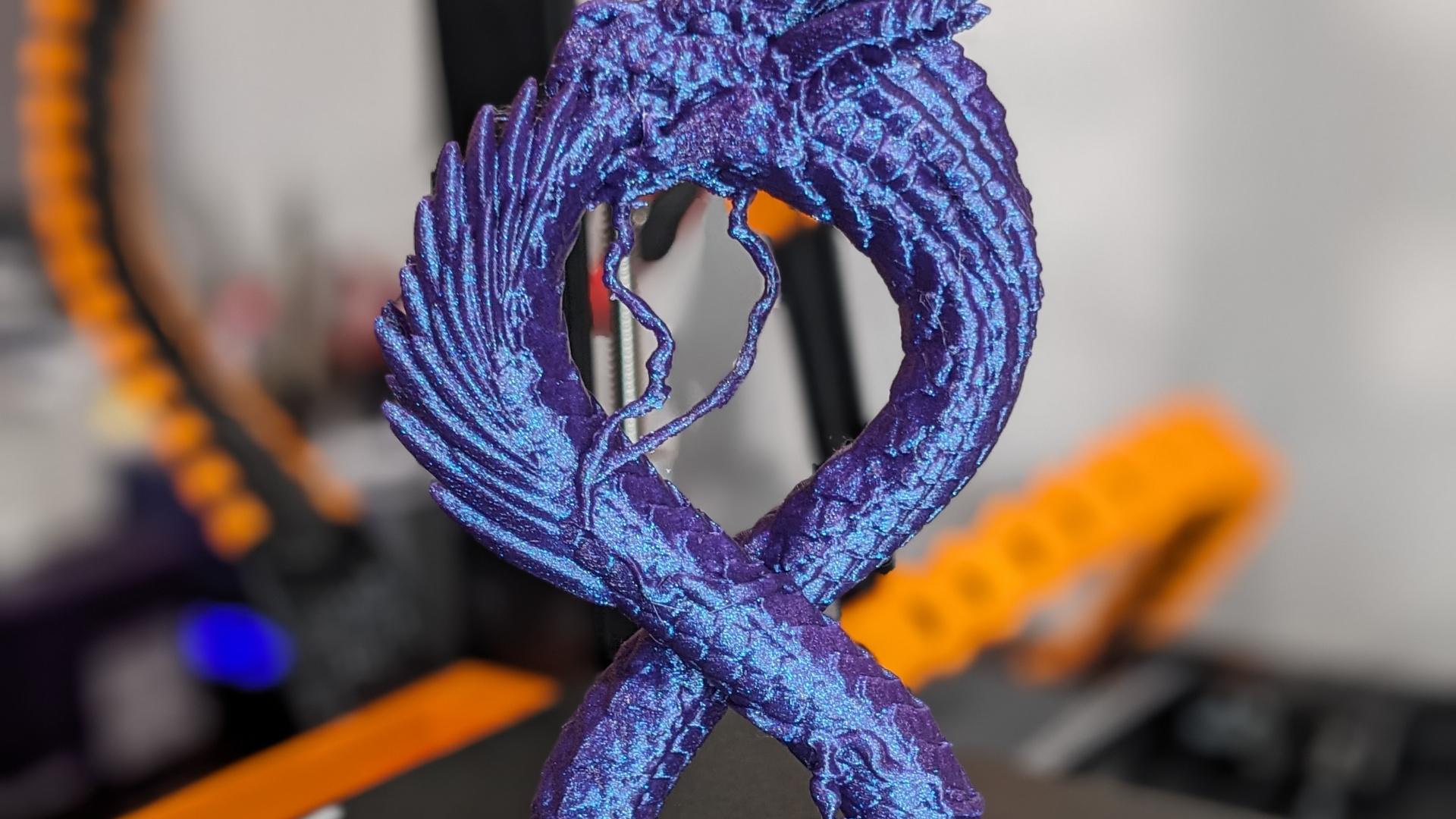 Ouroboros Dragon (Pre-Supported) - Made on an Ender 3 V3 KE - 3d model