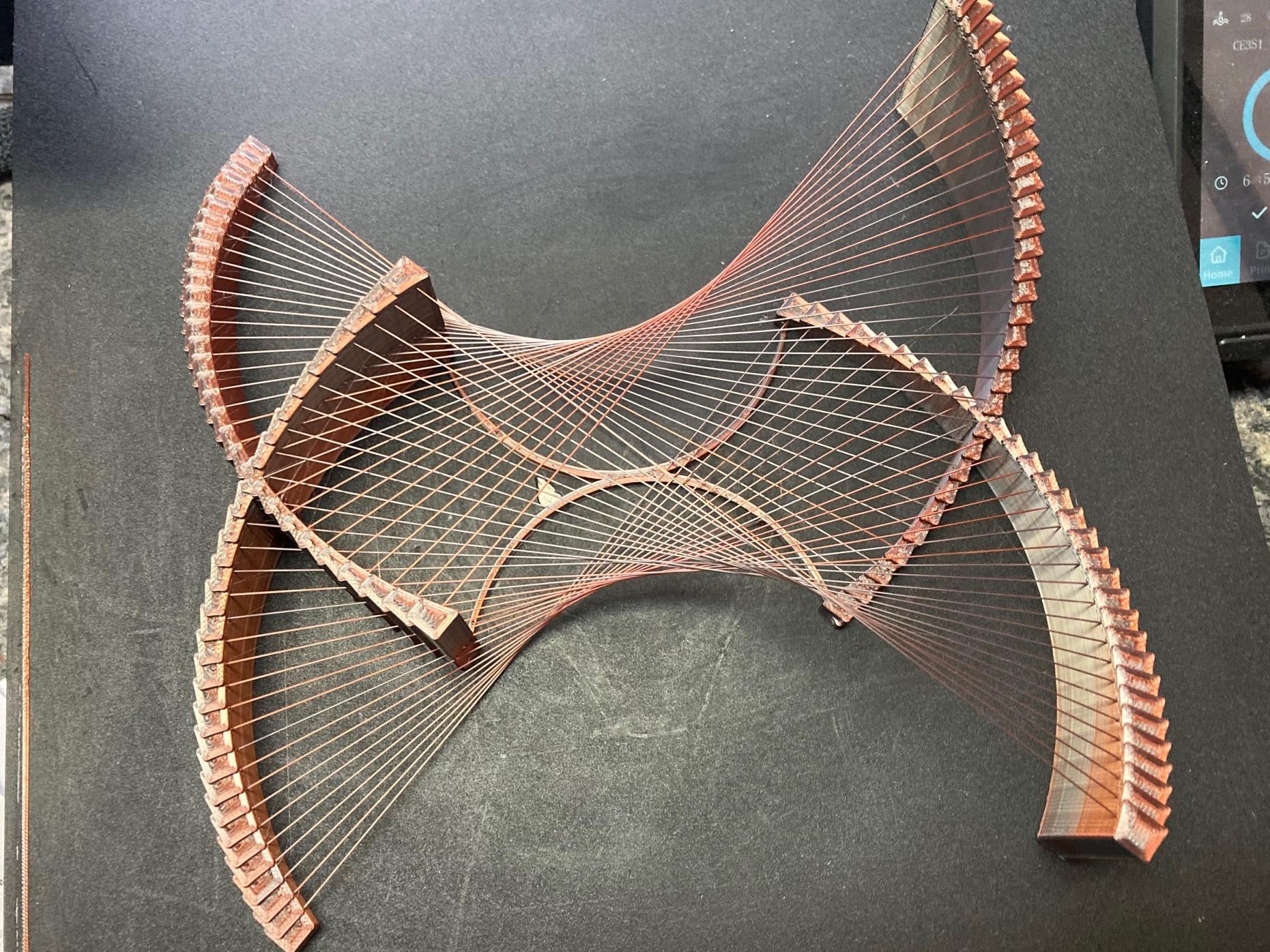 Wings String Art  - Awesome to print. Thank you for sharing your art.  - 3d model