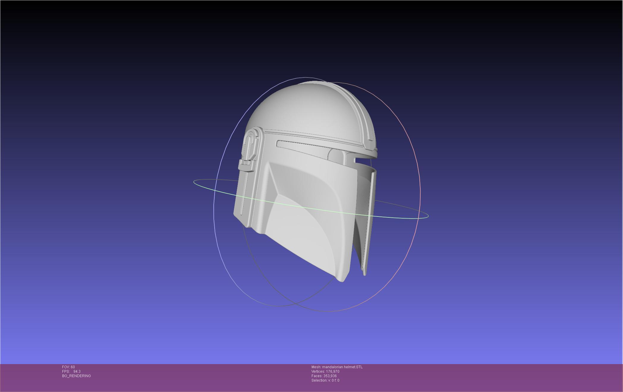 Star Wars Mandalorian Helmet 3d model