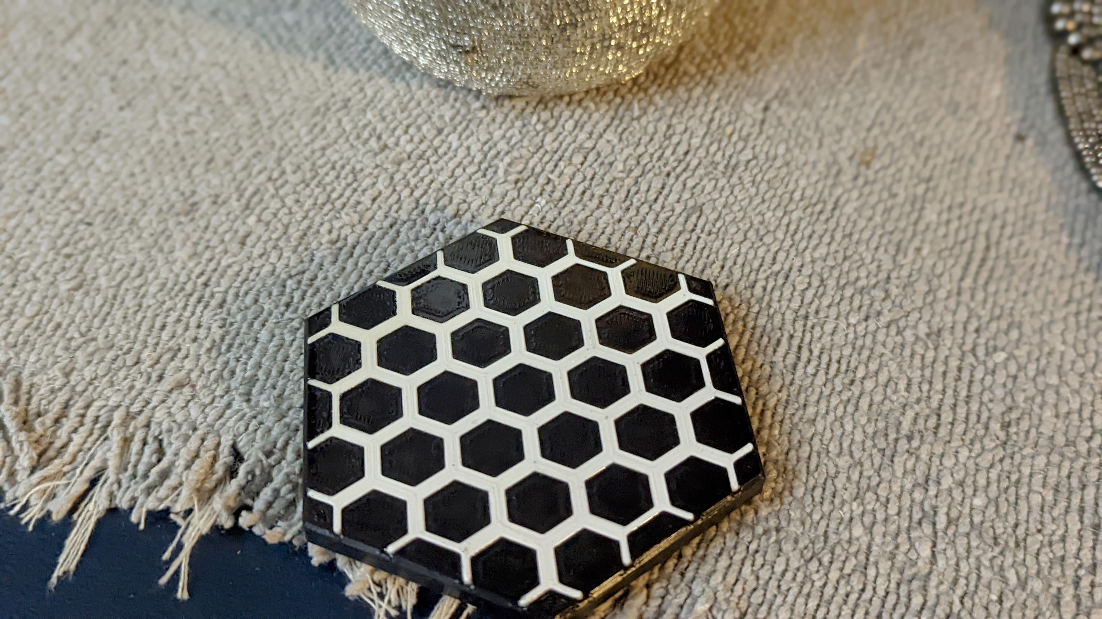 Hexagon Coaster 3d model