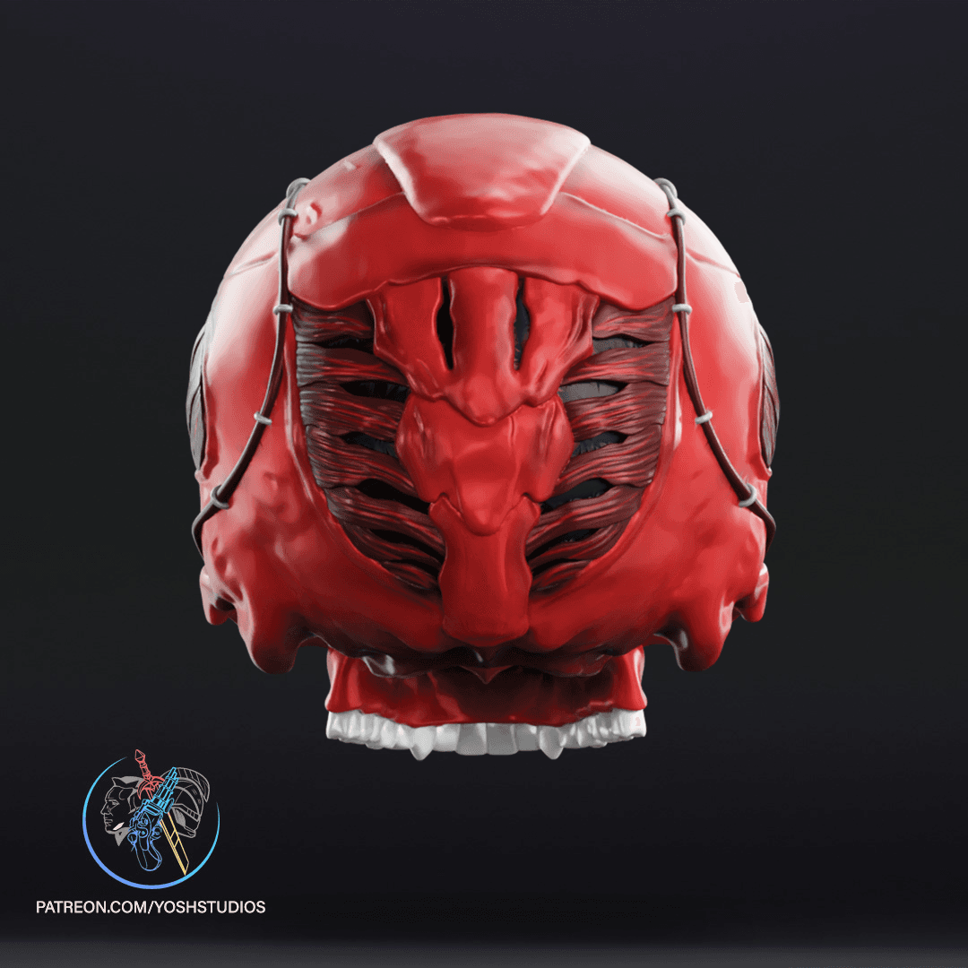 Skullified Deadpool Helmet + Mask 3D Printer File STL 3d model