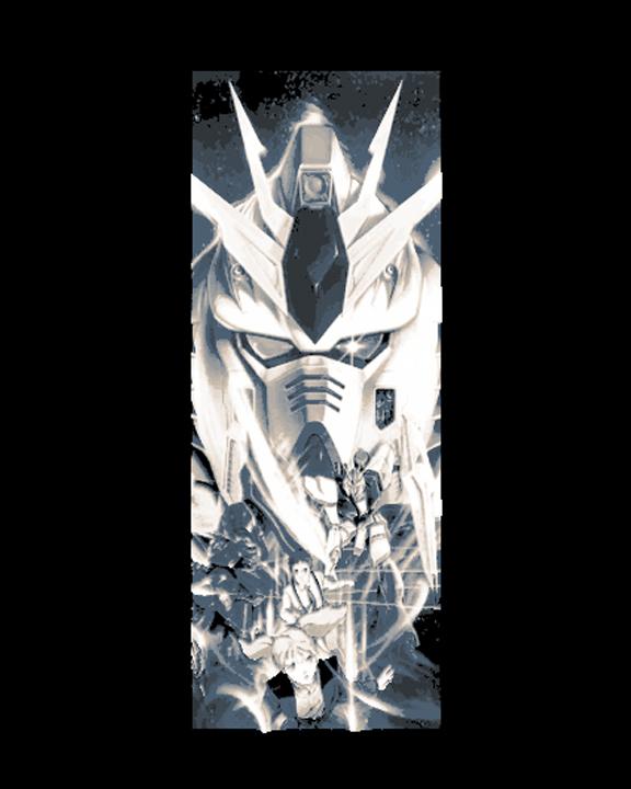 Fan Art Set of 3 Bookmarks - Mobile Suit Gundam Art Poster Designs 3d model