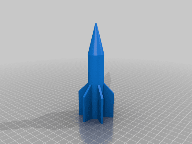 Co2 rocket collection 3d model