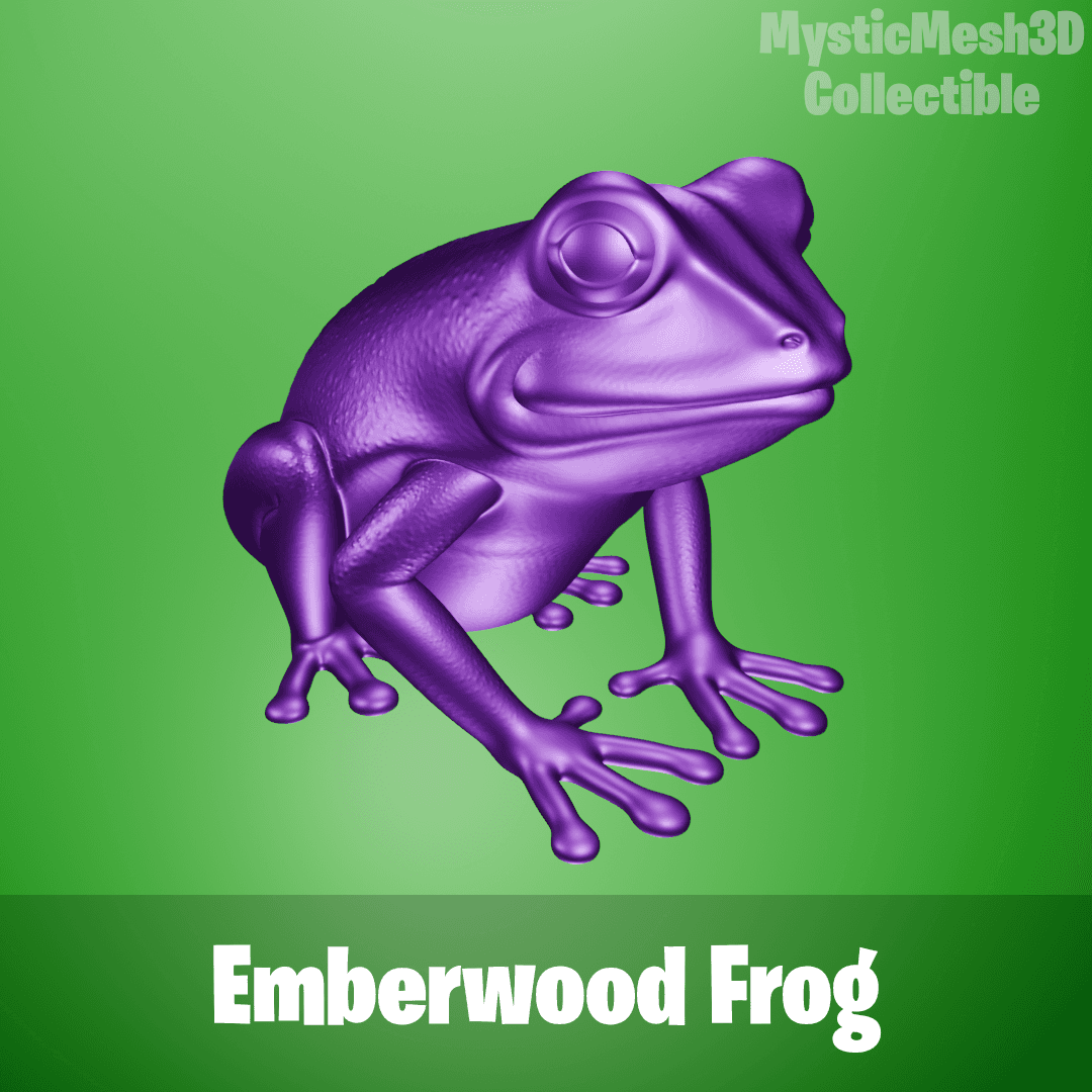 Emberwood Frog (MysticMesh3D Collectible) 3d model