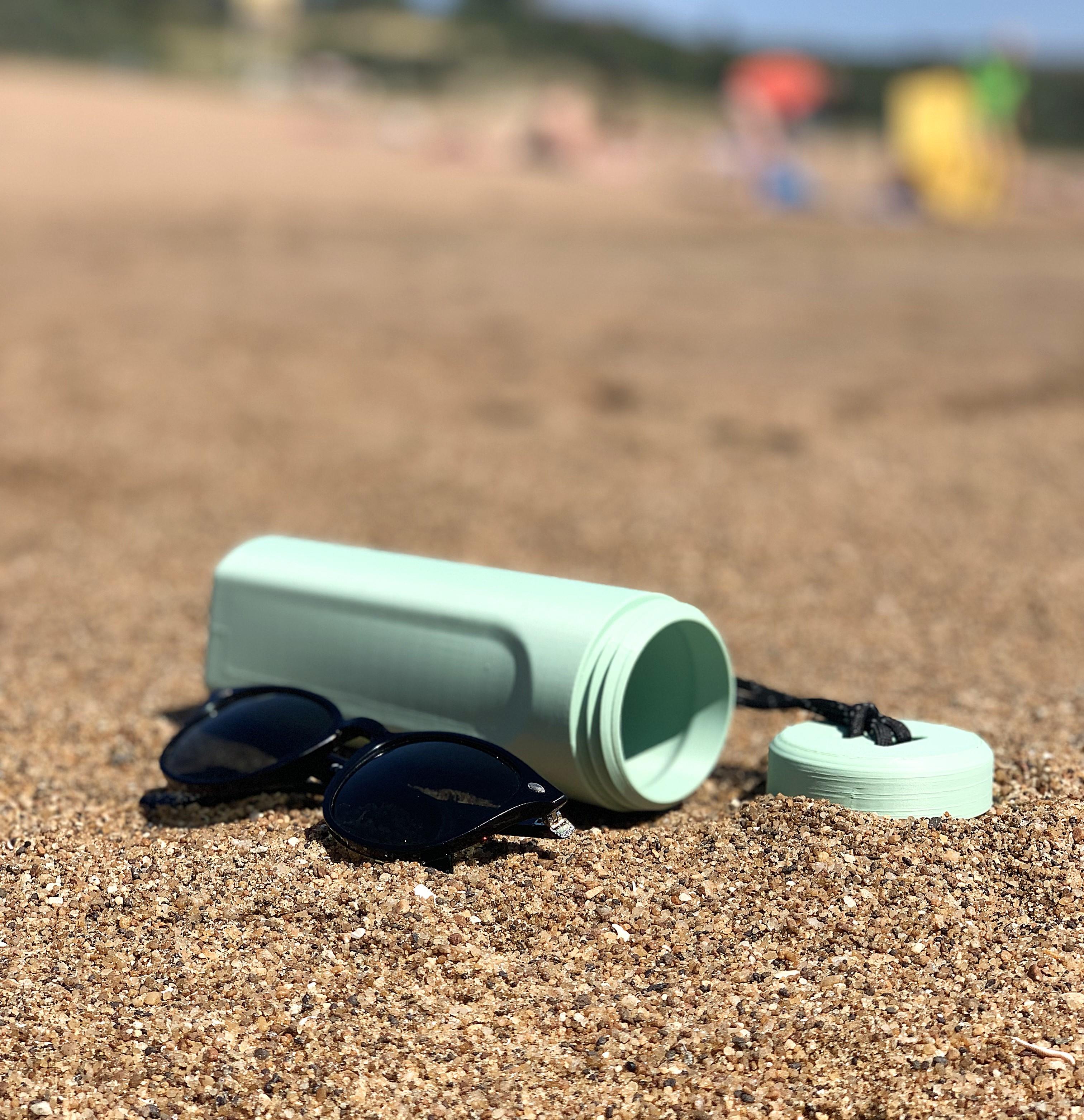 Glasses case with bottle opener 3d model