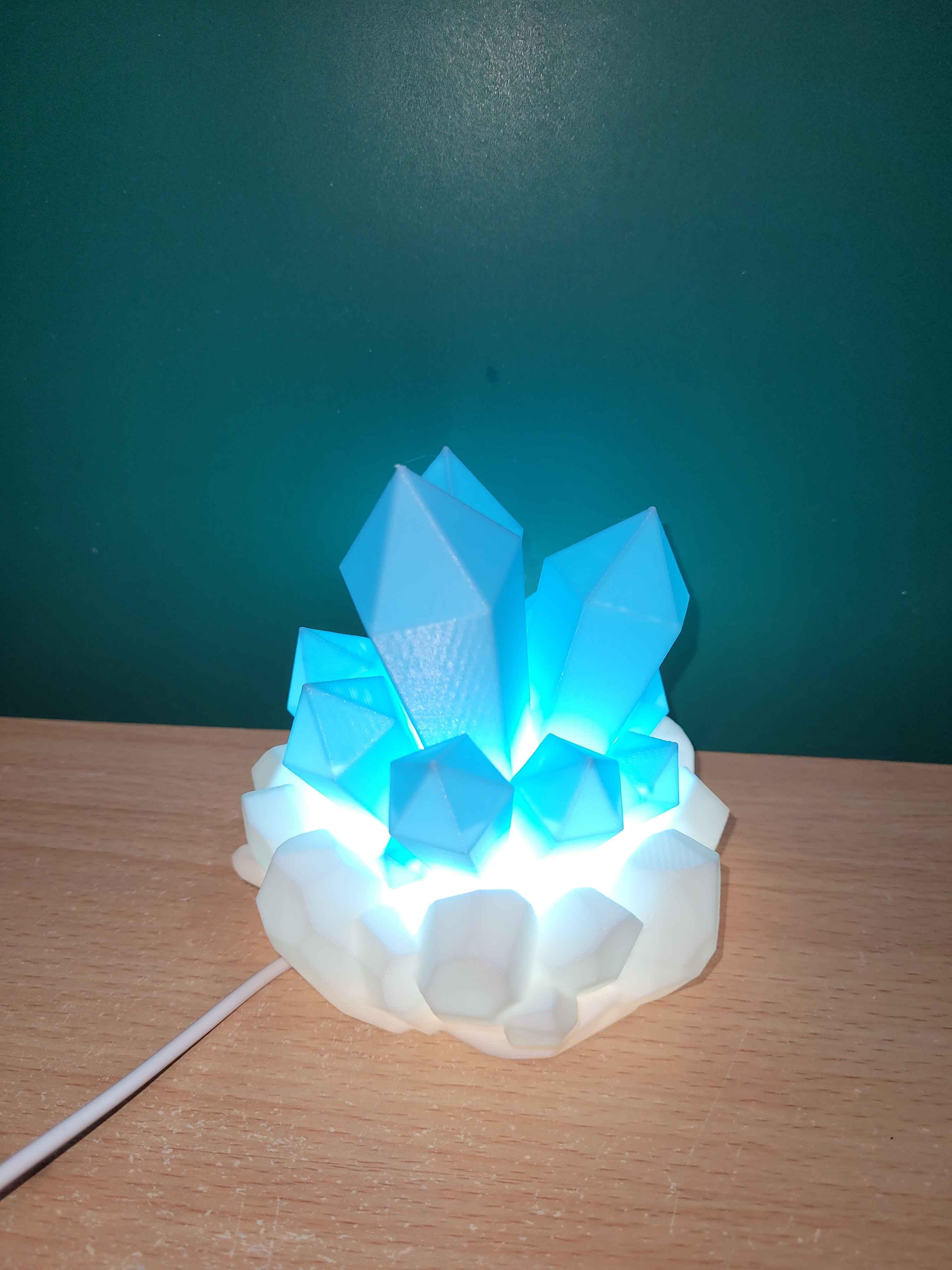 Crystals Lamp or Decoration / No Supports 3d model