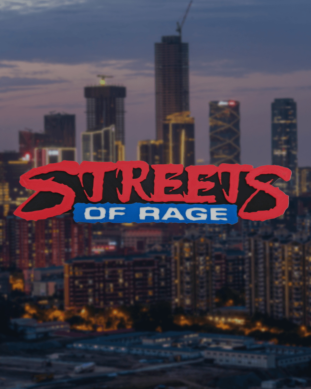 Streets of Rage Logo 3d model