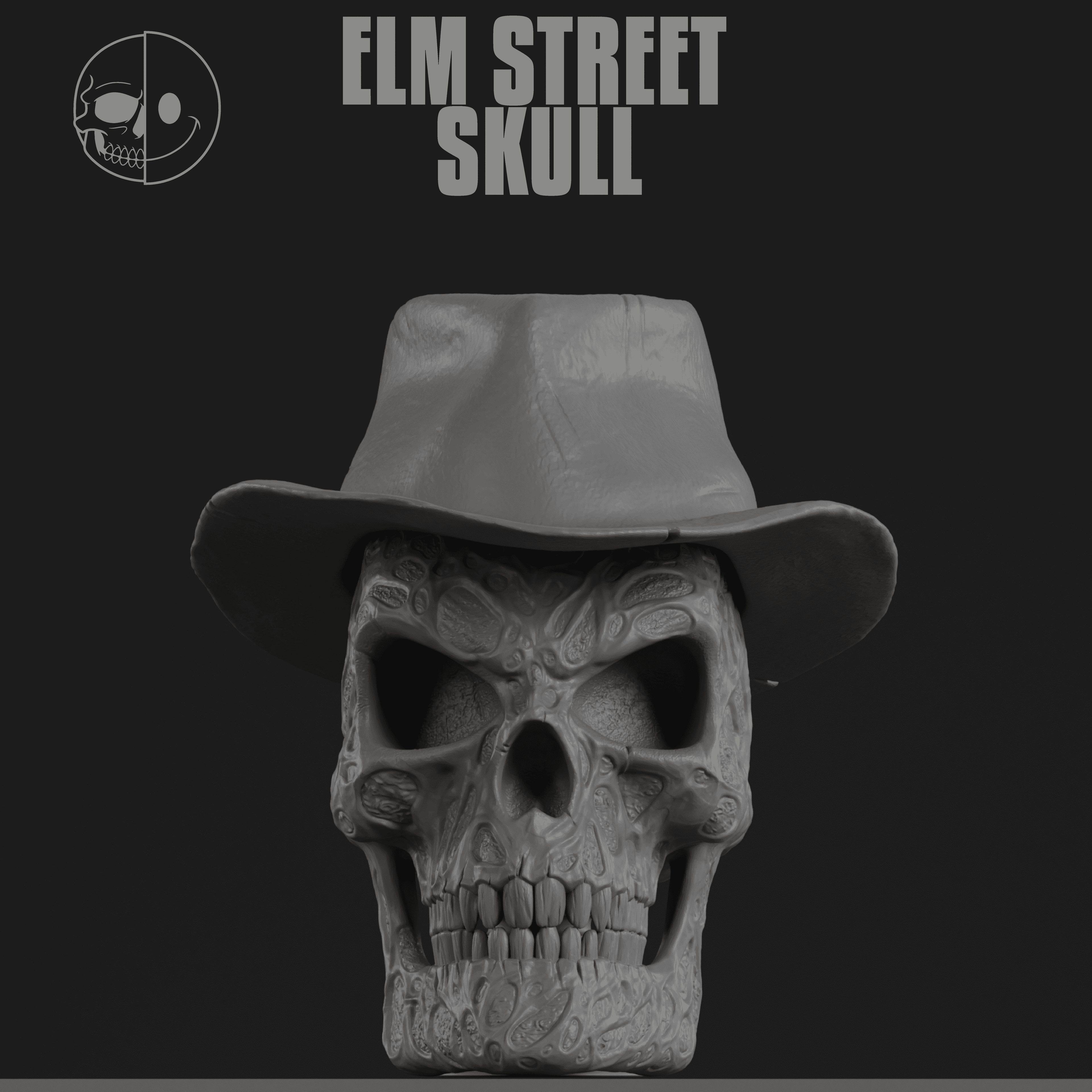 DEADNICE - Freddy Krueger Skull  3d model