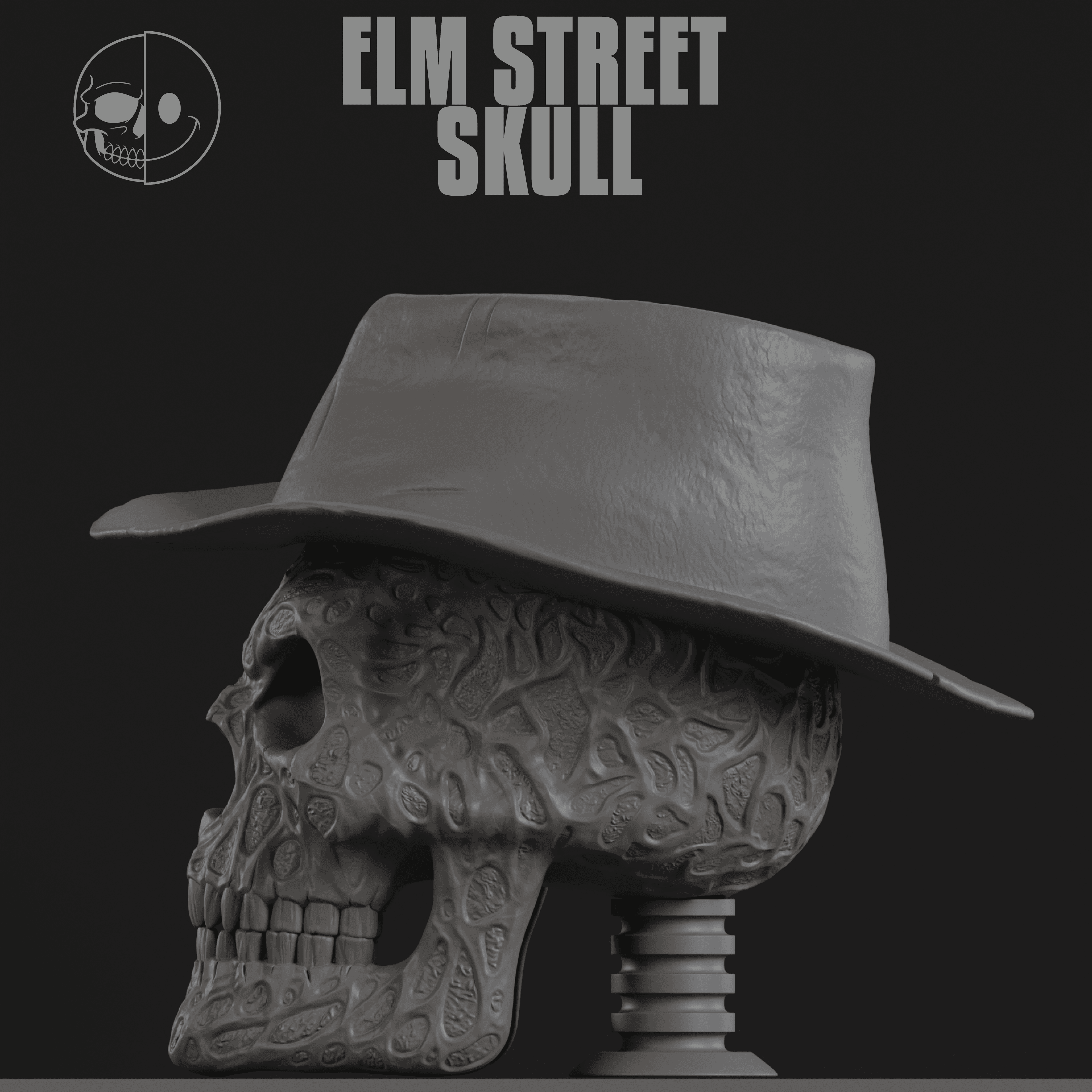 DEADNICE - Freddy Krueger Skull  3d model