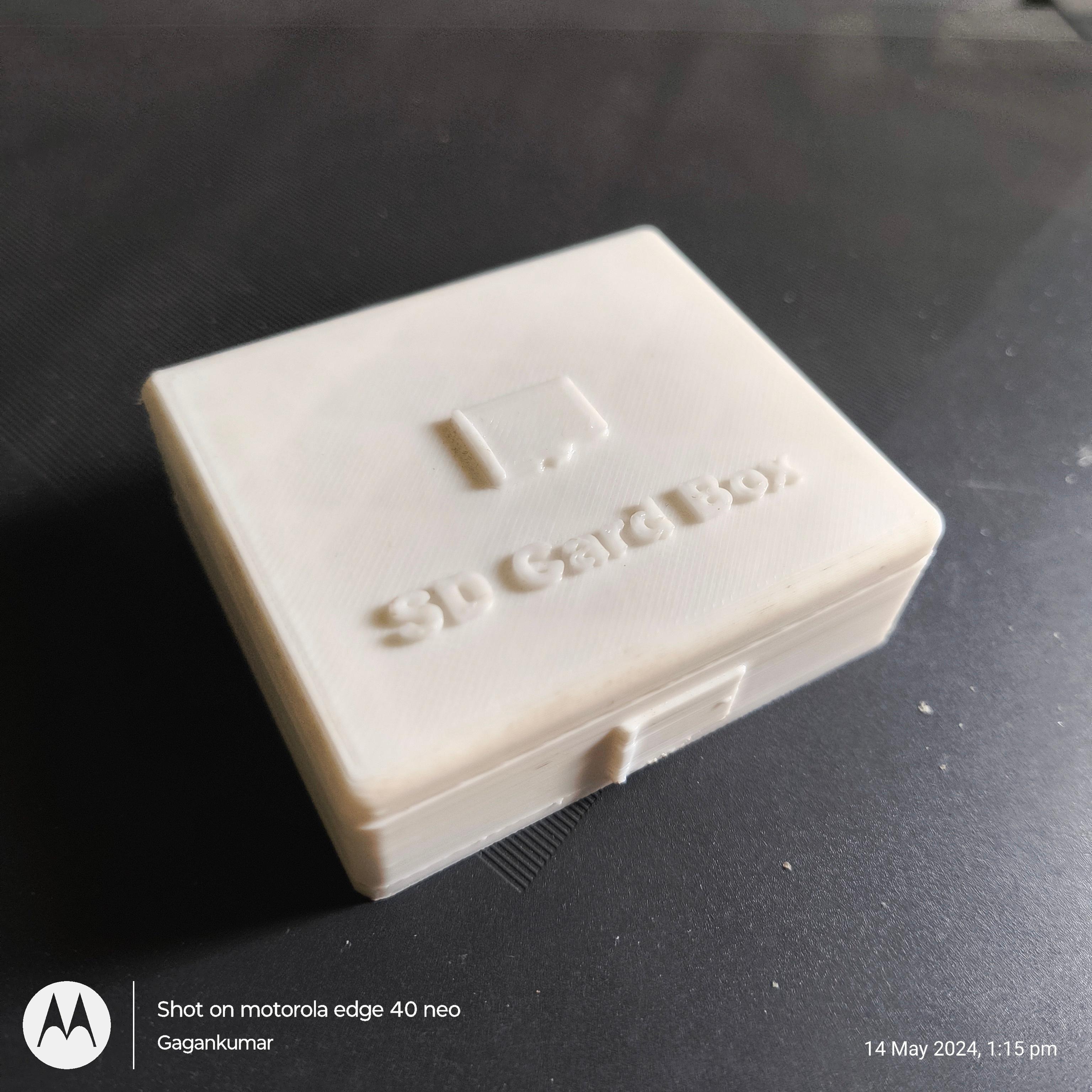Micro SD Card Holder 3d model