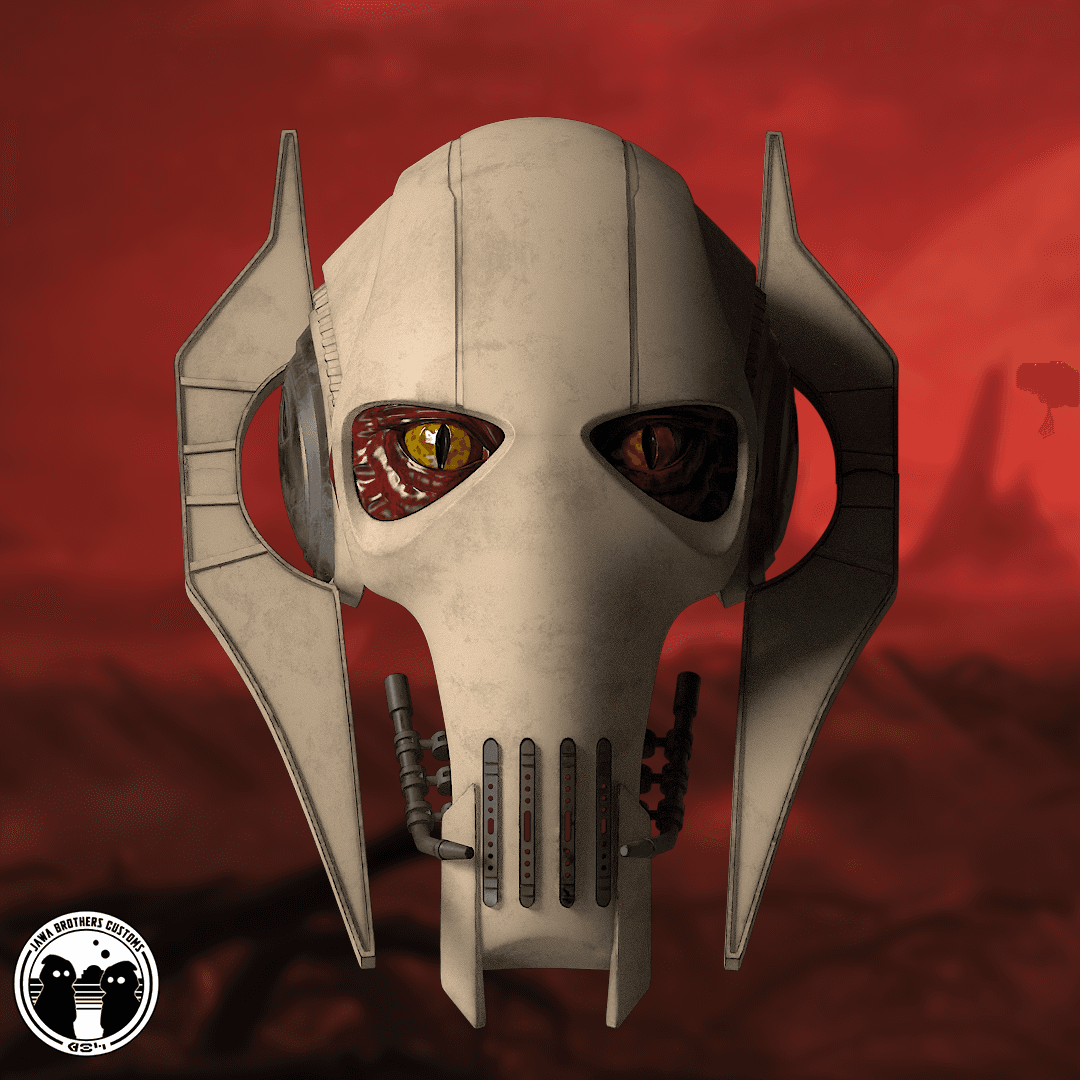 Wearable General Grievous Helmet 3d model