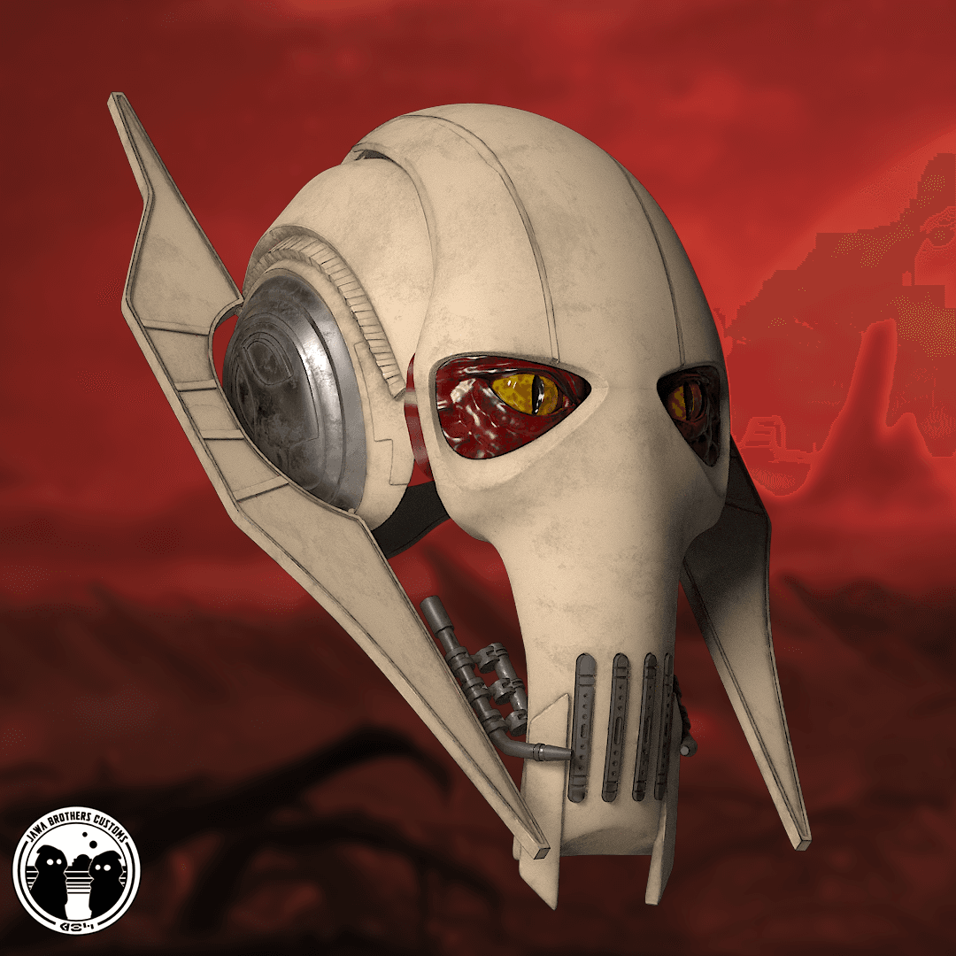 Wearable General Grievous Helmet 3d model