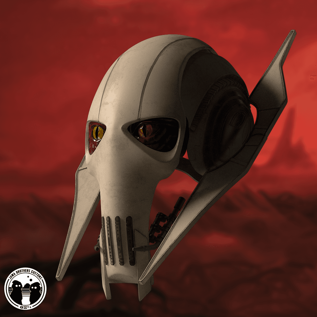 Wearable General Grievous Helmet 3d model