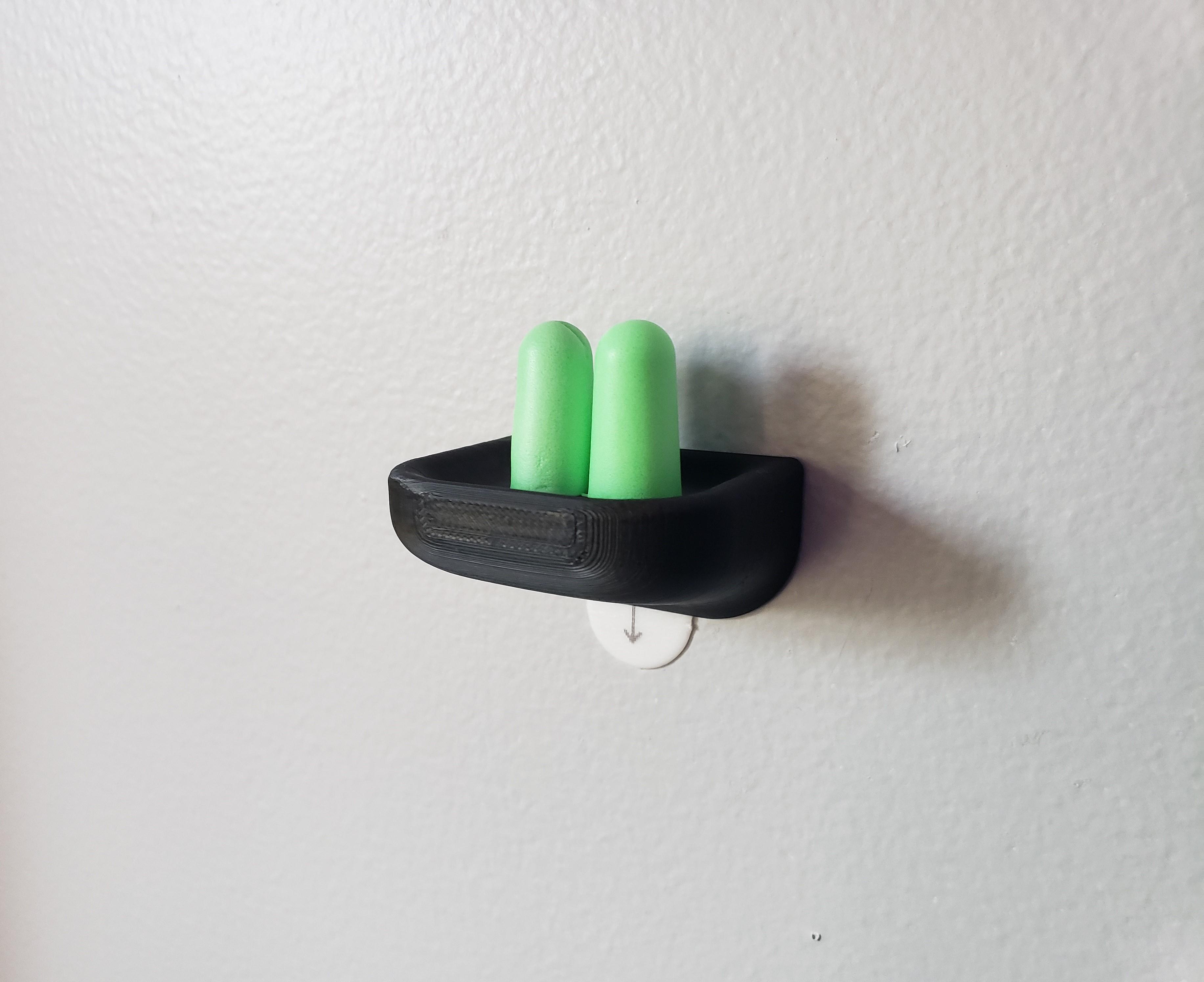 The Earplug Shelf - A Place For Your Plugs To Chill 3d model