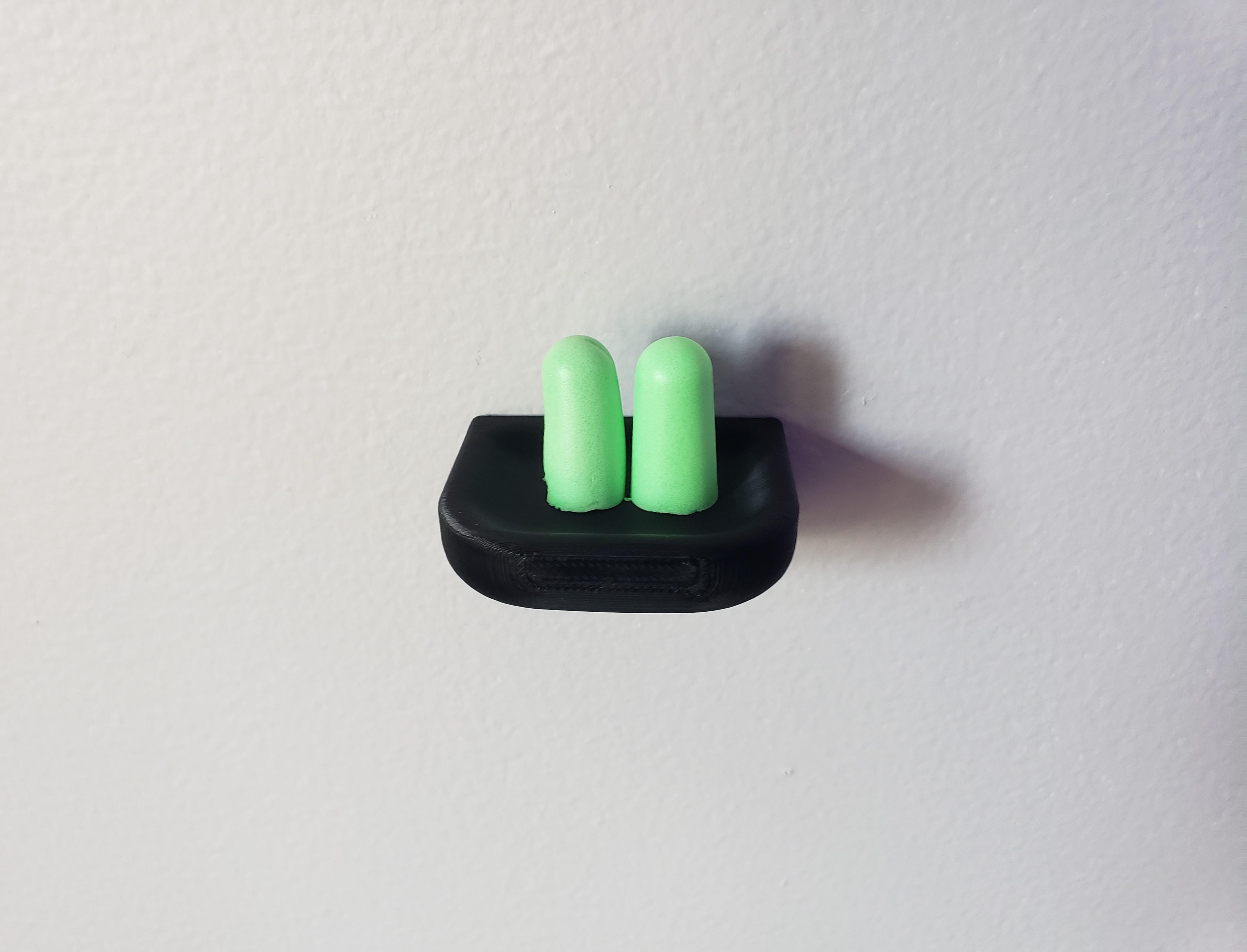 The Earplug Shelf - A Place For Your Plugs To Chill 3d model