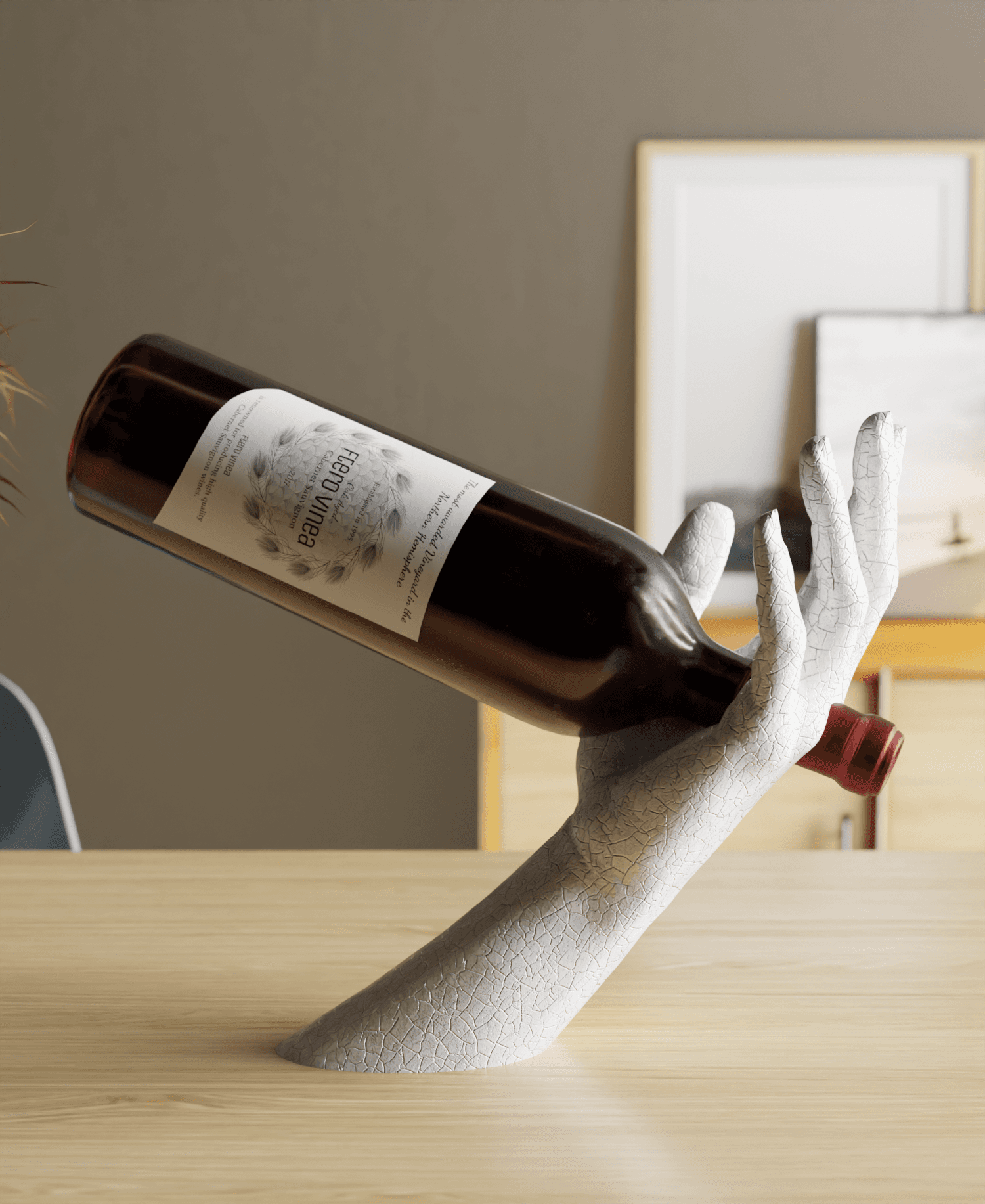 VinoGrace Elegance Wine Holder Cracked version  3d model