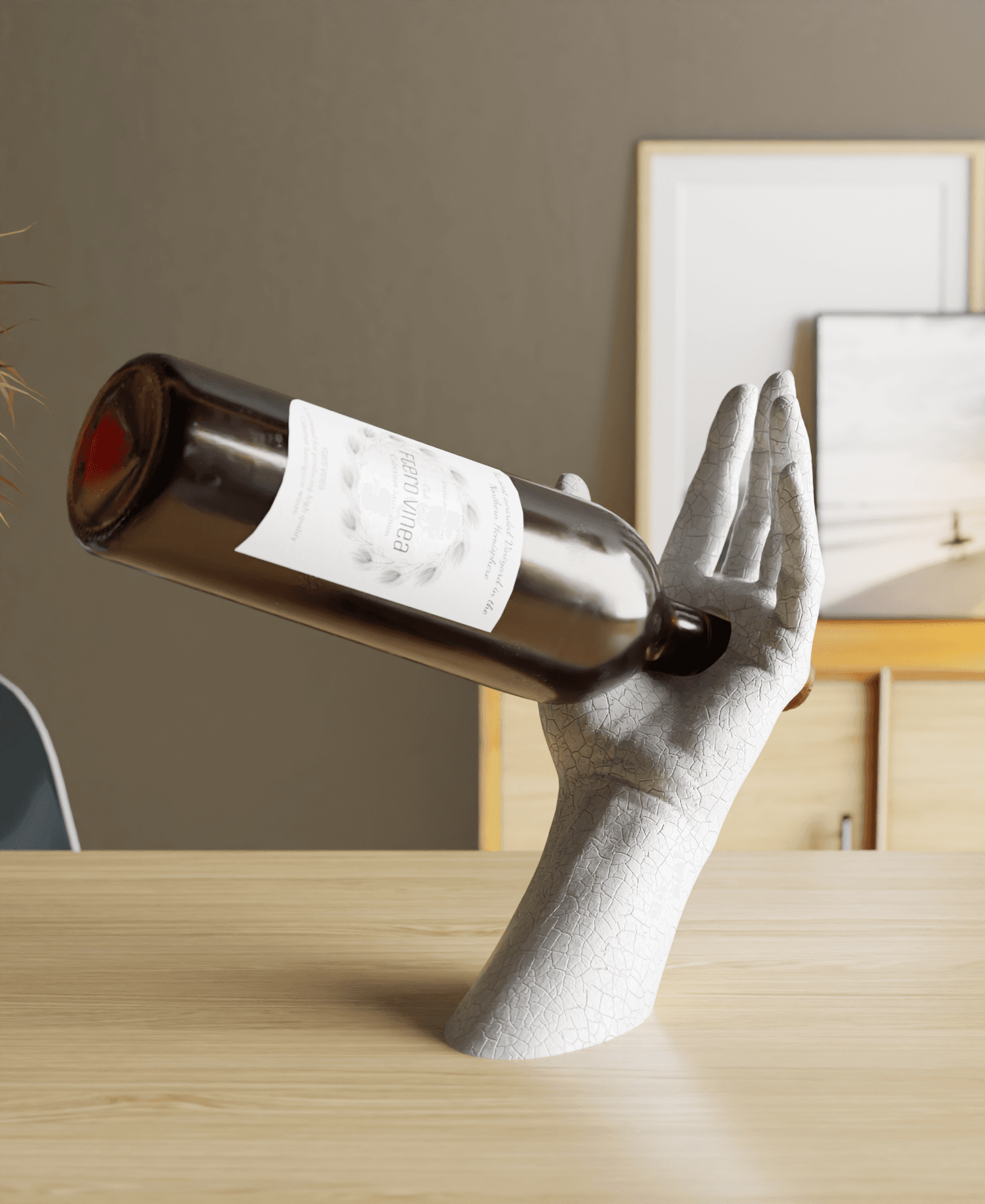 VinoGrace Elegance Wine Holder Cracked version  3d model