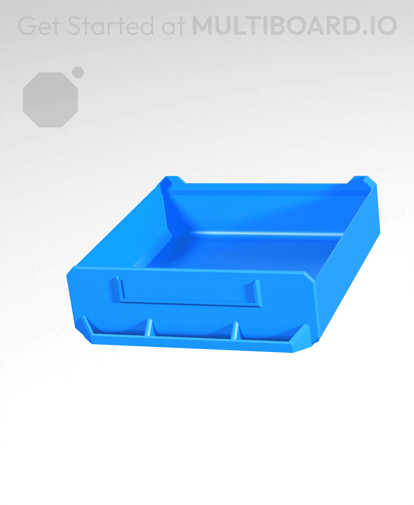 3x1x3-Deep - Multibin Simple Drawer 3d model