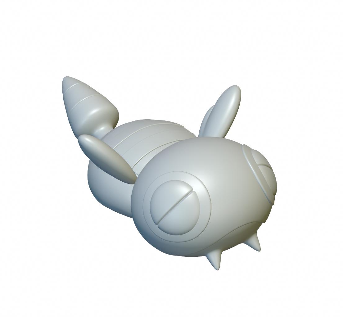 Dunsparce Pokemon #206 3d model